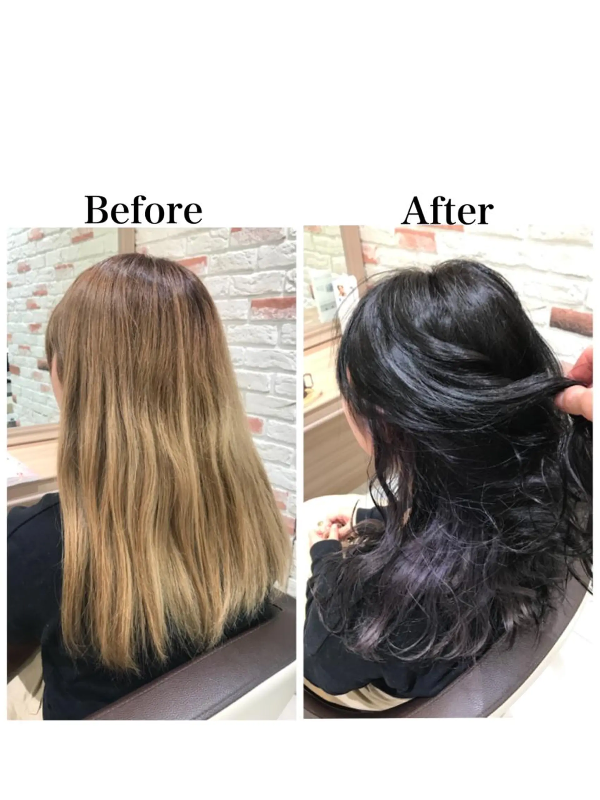 ロング パープルカラー ヘアカラー 新宿 木下拓哉のヘアスタイル