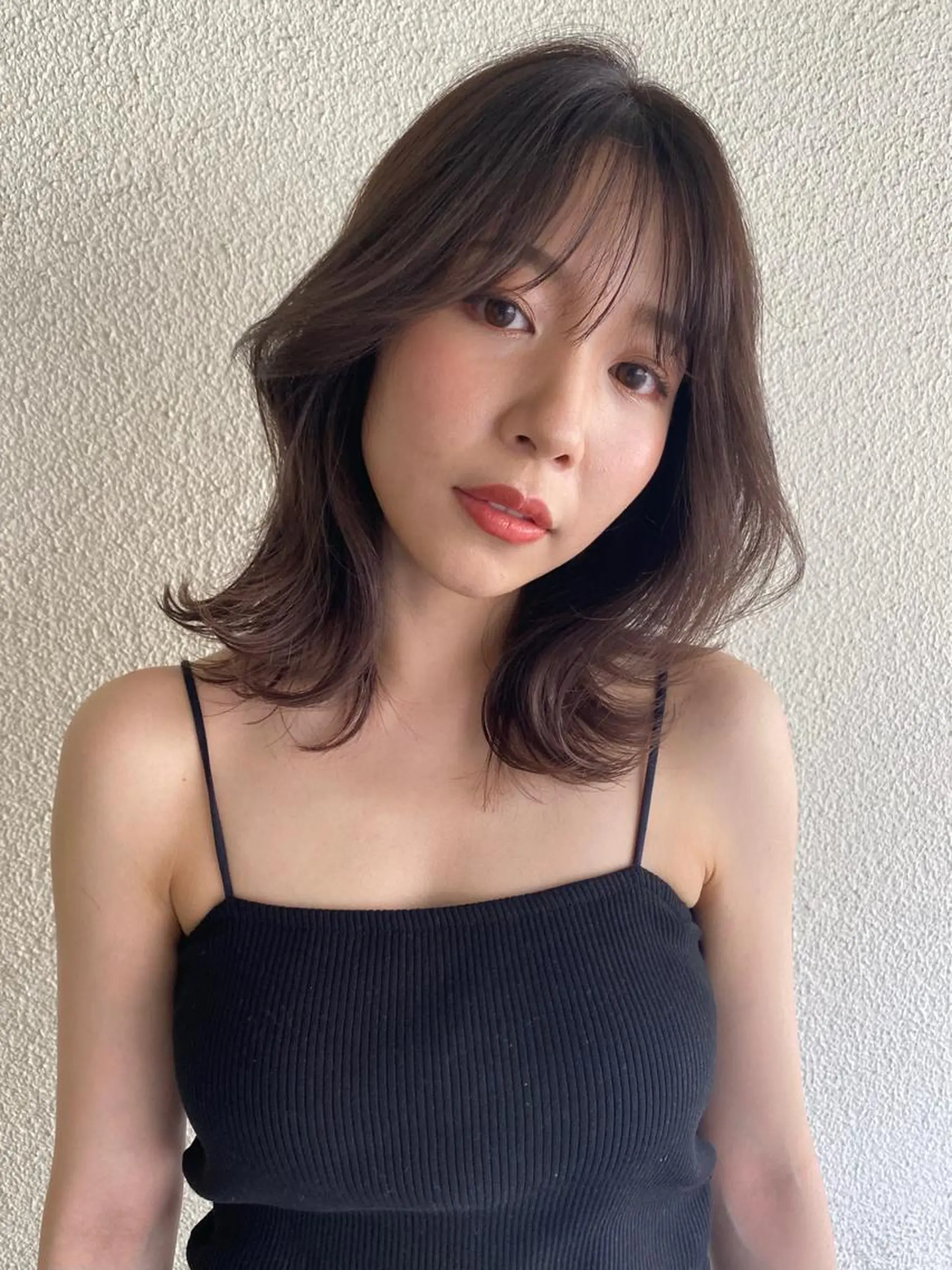 ミディアム カラー ヘアカラー Pia ツボイ ケイタのヘアスタイル