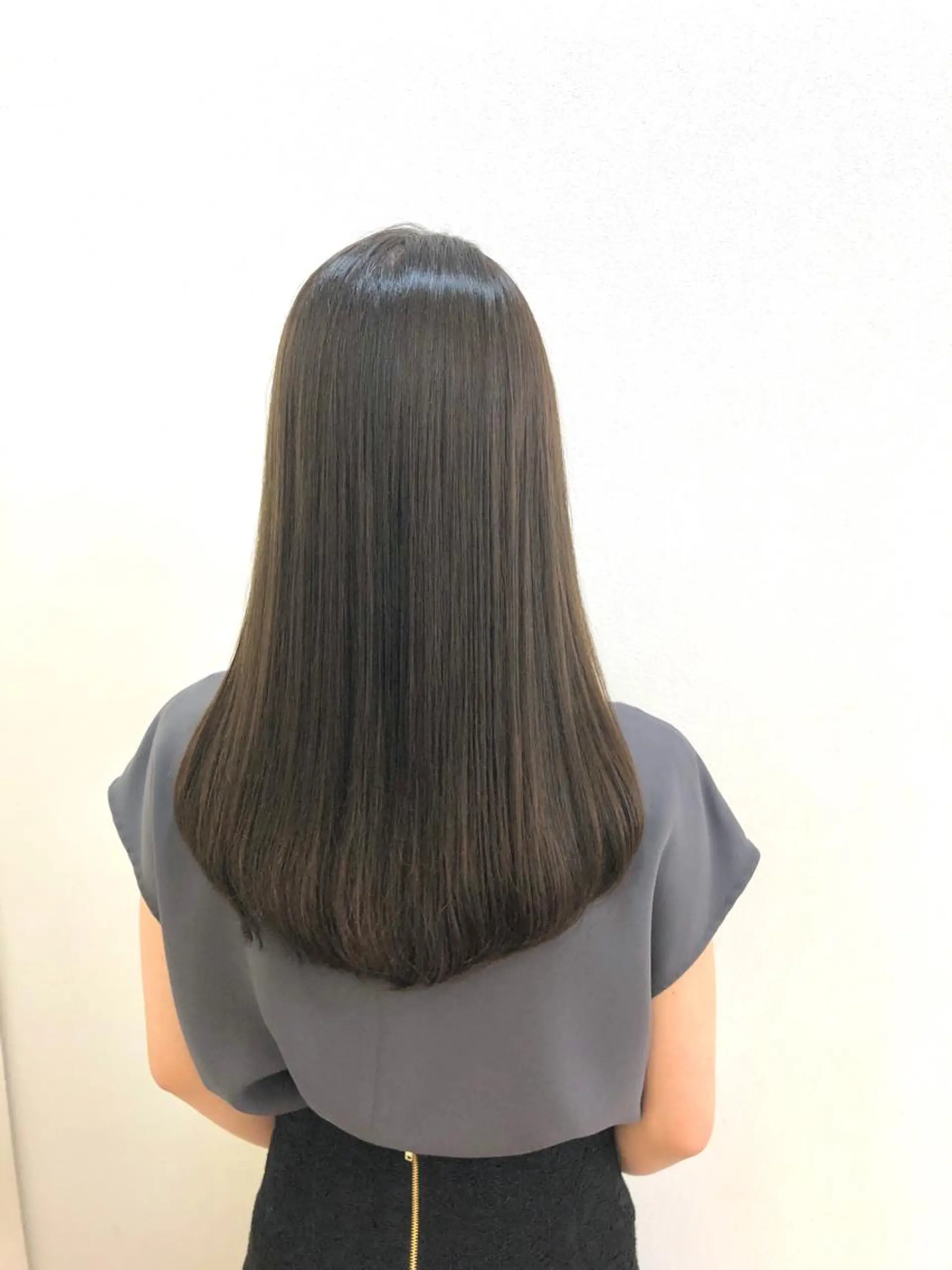 セミロング カラー パーマ 髪質改善/縮毛矯正 /恵比寿/横山将大のヘアスタイル