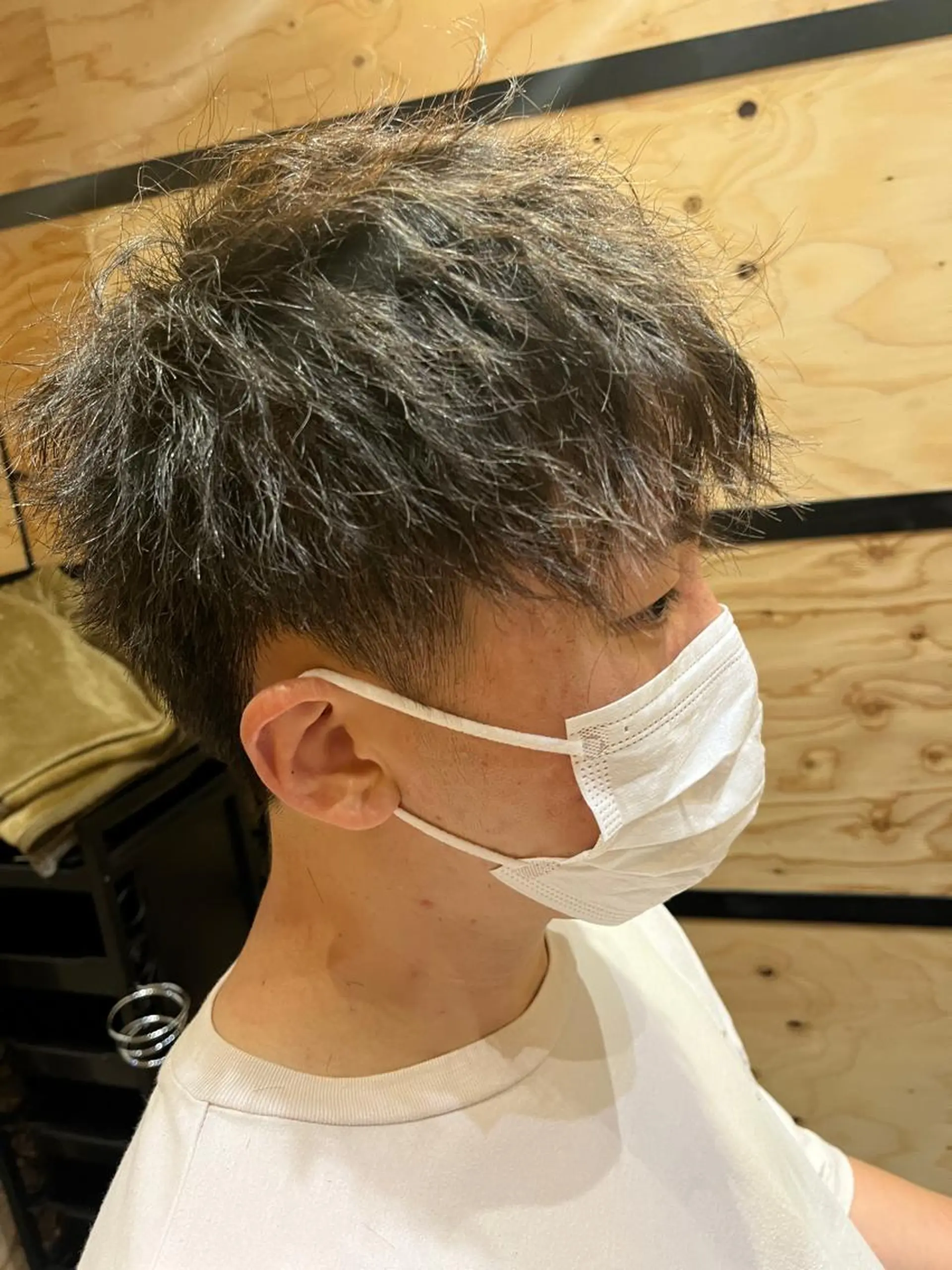 ミディアム カラー パーマ ヘアアレンジ メンズ キッズ ネイル マツエク・マツパ アイブロウ 切りっぱなしボブ ミディアムパーマ メンズパーマ メンズアイブロウ ボブ カット パーマ times salon名駅所属・久木原 ゆりのヘアスタイル