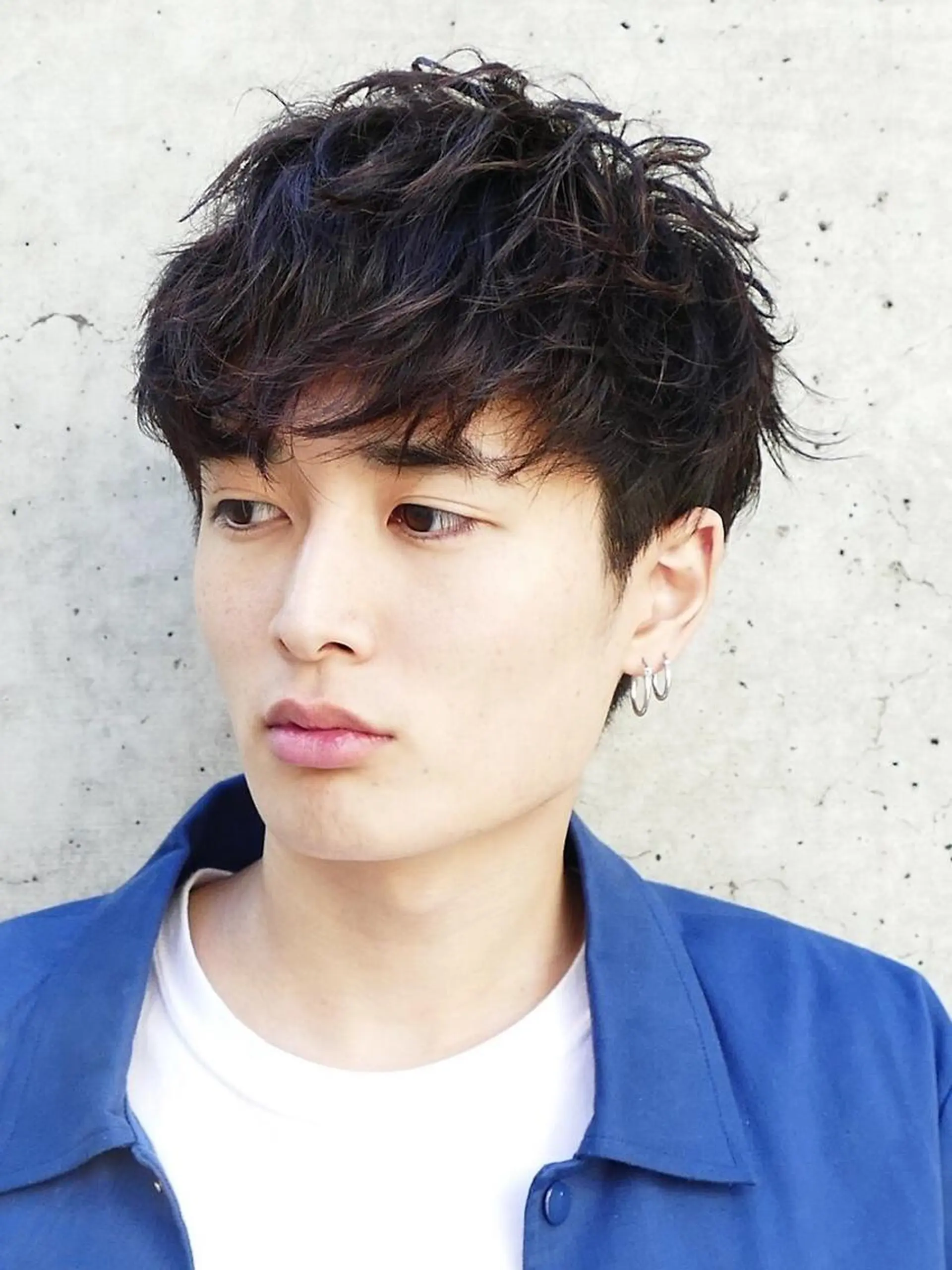 ショート パーマ メンズ メンズパーマ ツイストスパイラルパーマ スパイラルパーマ SENTA✨メンズ パーマ✨fifth栄のヘアスタイル