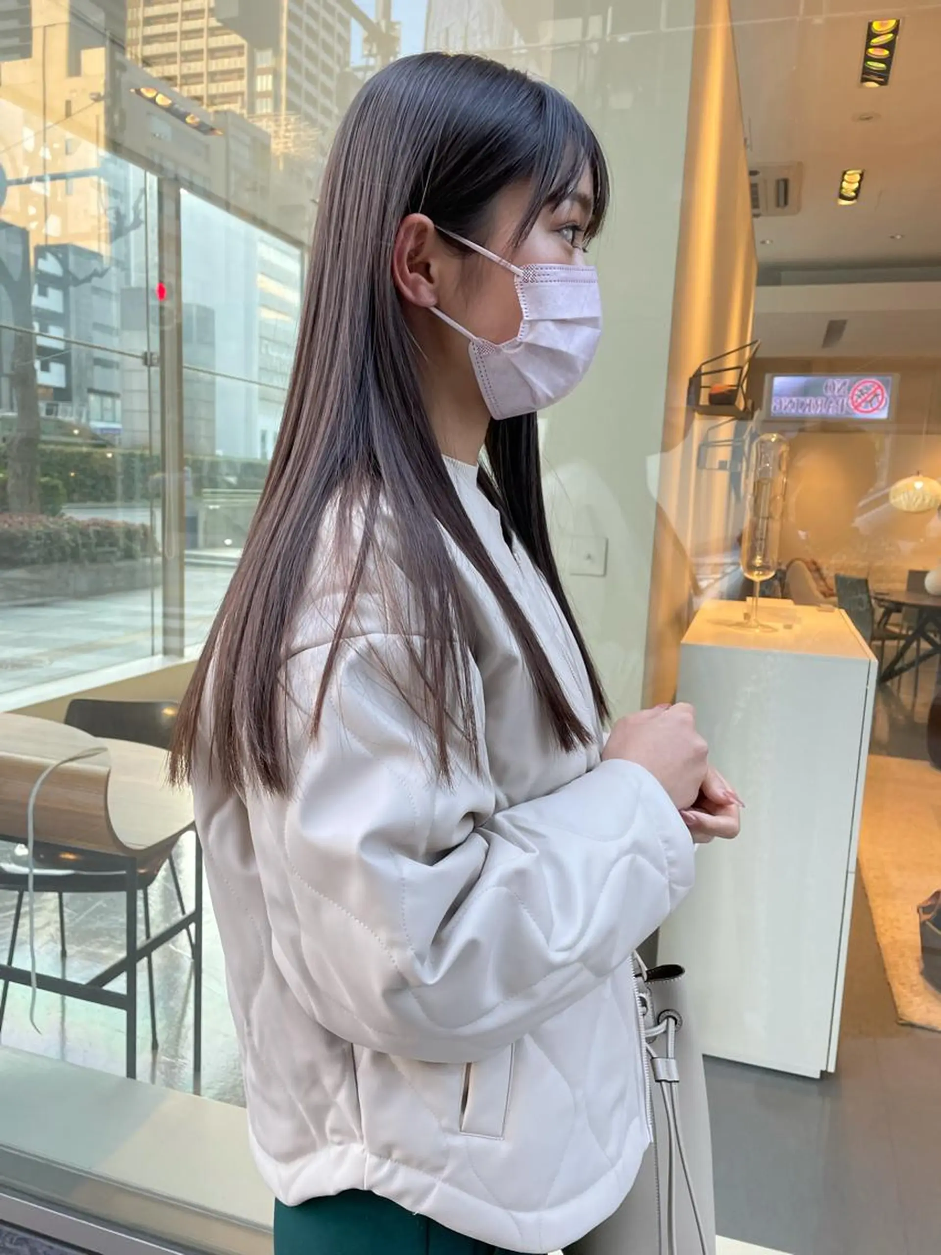 ロング 田中 碧のヘアスタイル