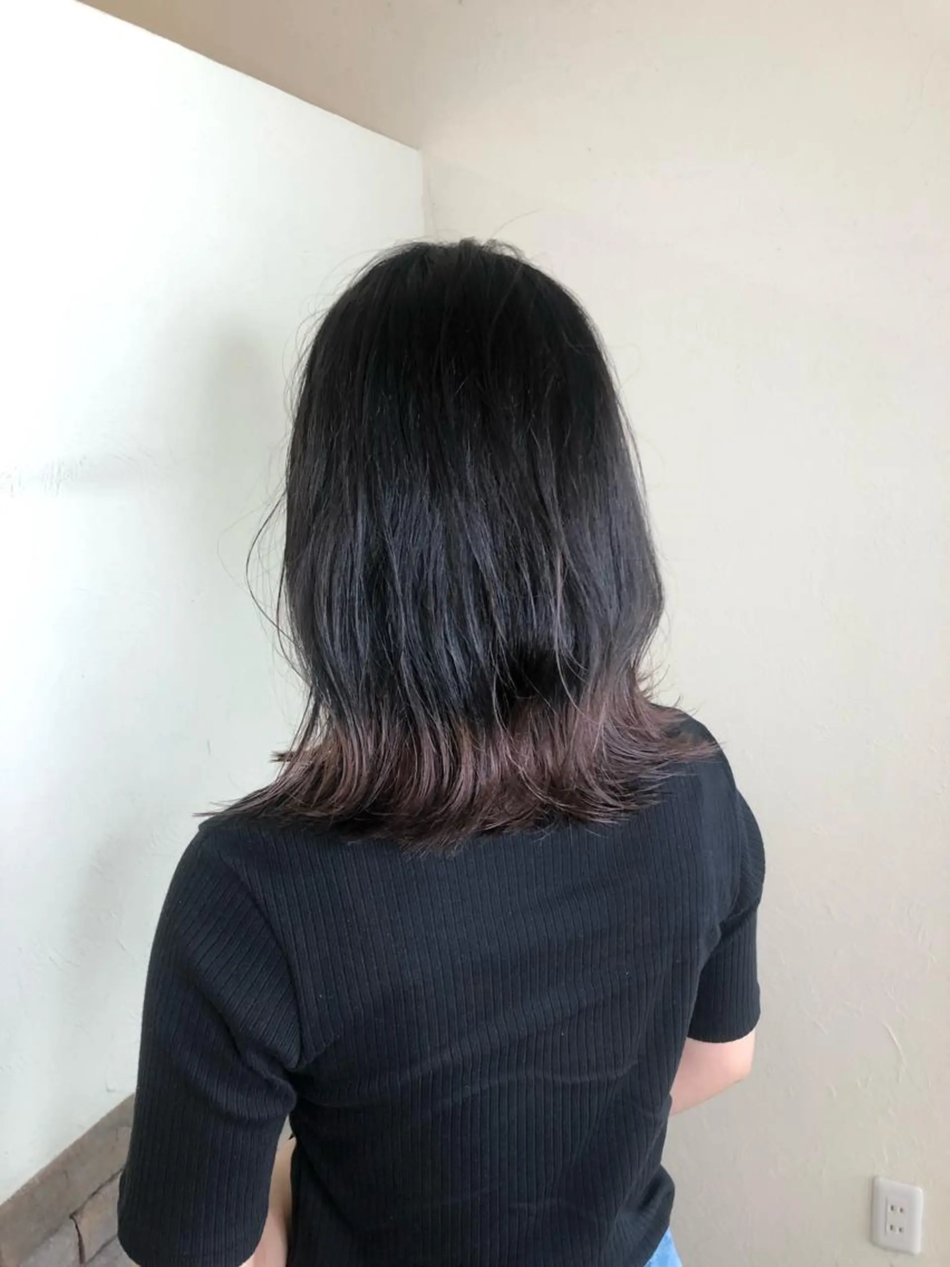 セミロング ヘアカラー ✨レイヤーお任せ✨ 林有里子のヘアスタイル