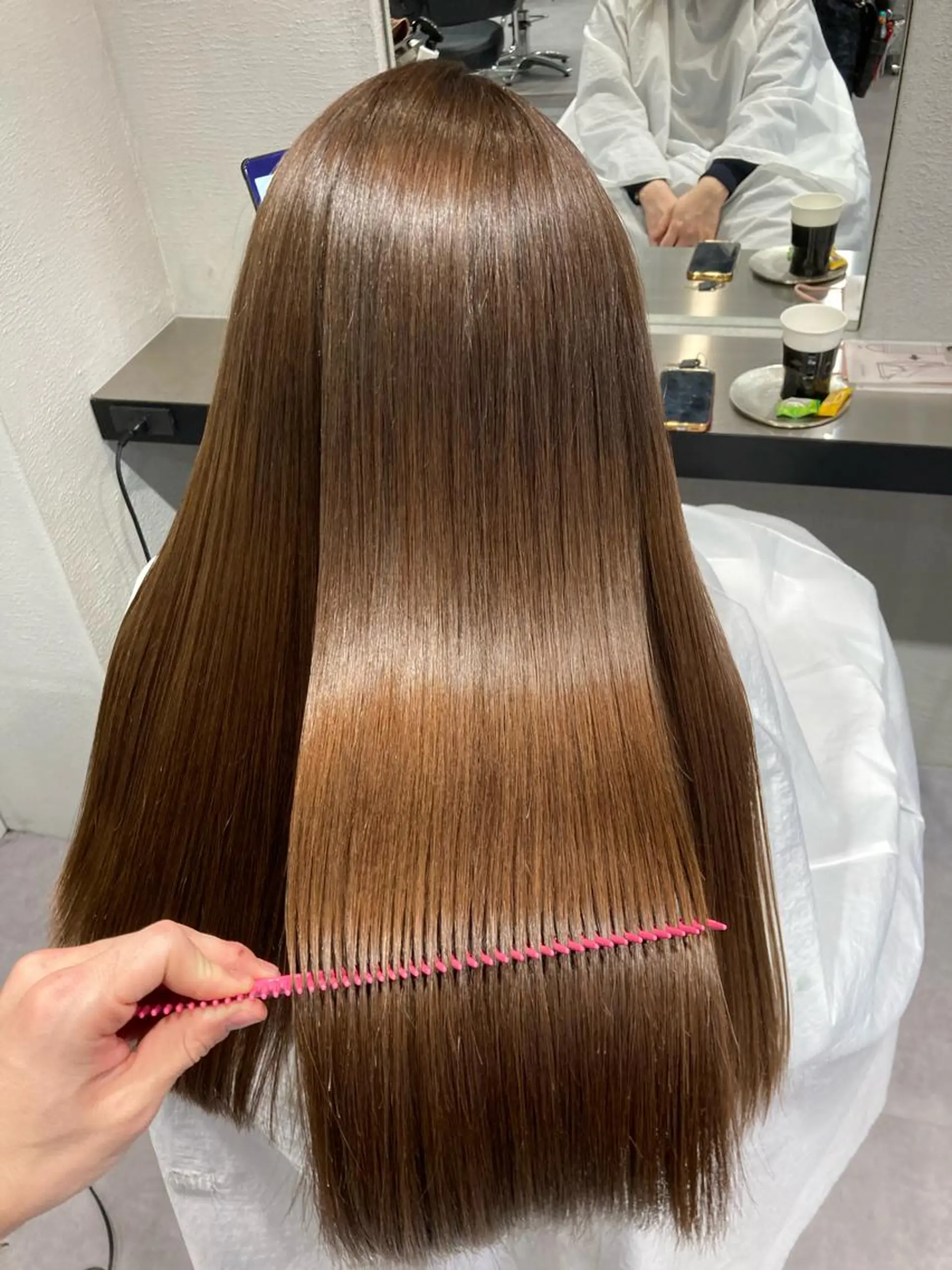 ロング カラー 豊中/メンズ特化 岡田 龍之介のヘアスタイル