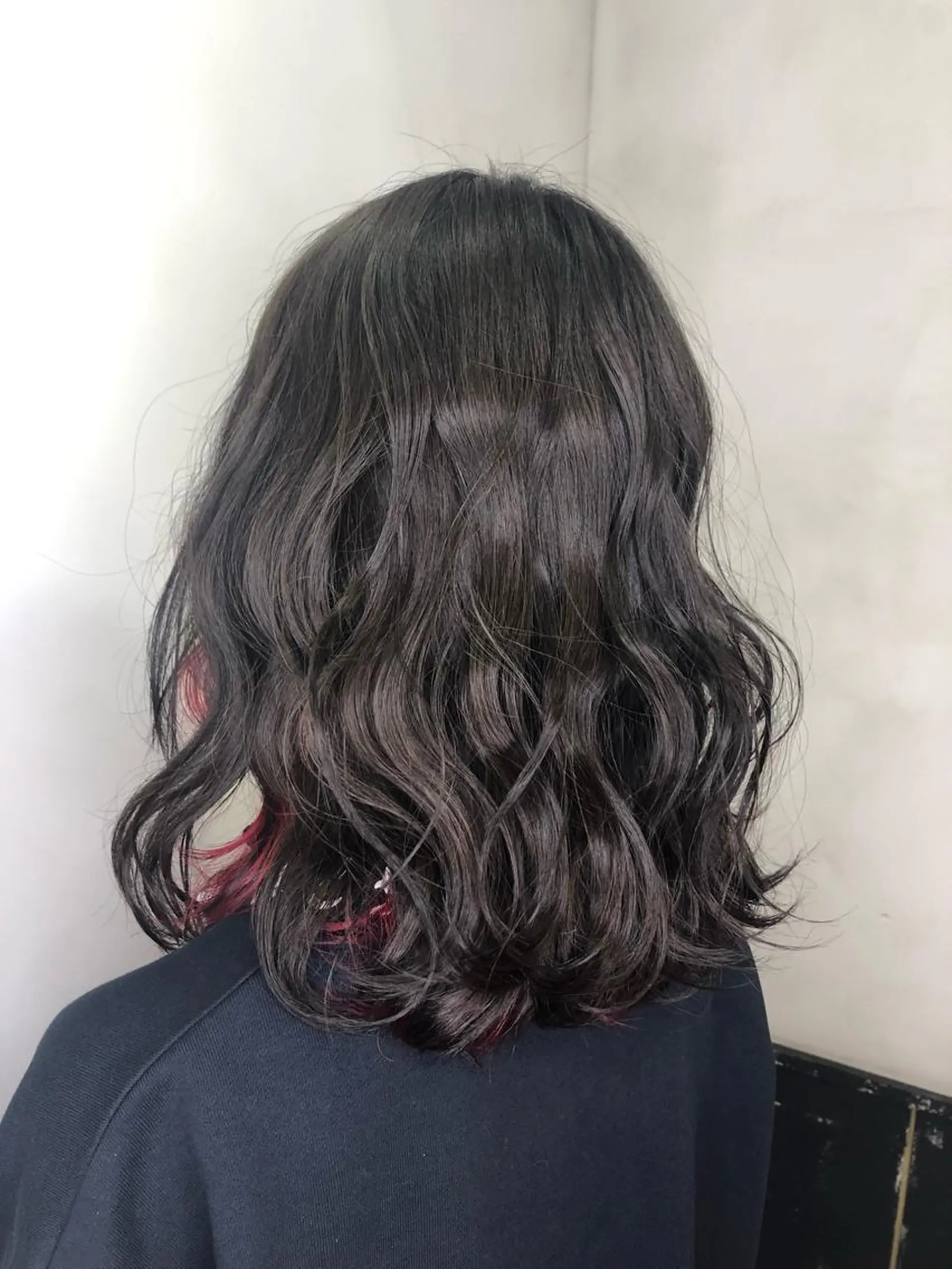 ミディアム カラー デザインカラー グレージュ インナーカラー レッドカラー ヘアカラー トリートメント ヘッドスパ 美髪矯正 🌈髪質改善 山下のヘアスタイル