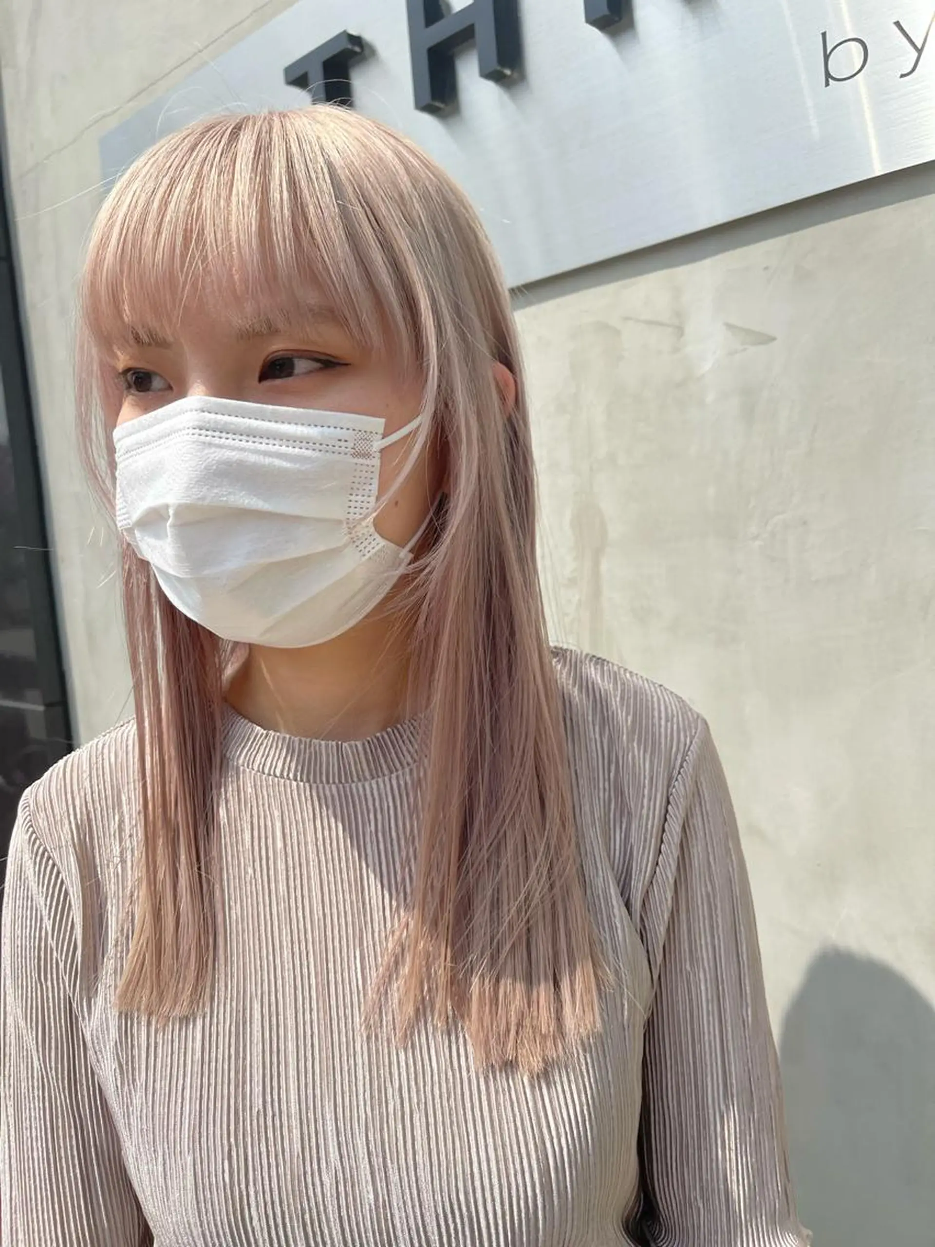 セミロング カラー ヘアアレンジ ダブルカラー /まつ毛パーマ🎀のヘアスタイル