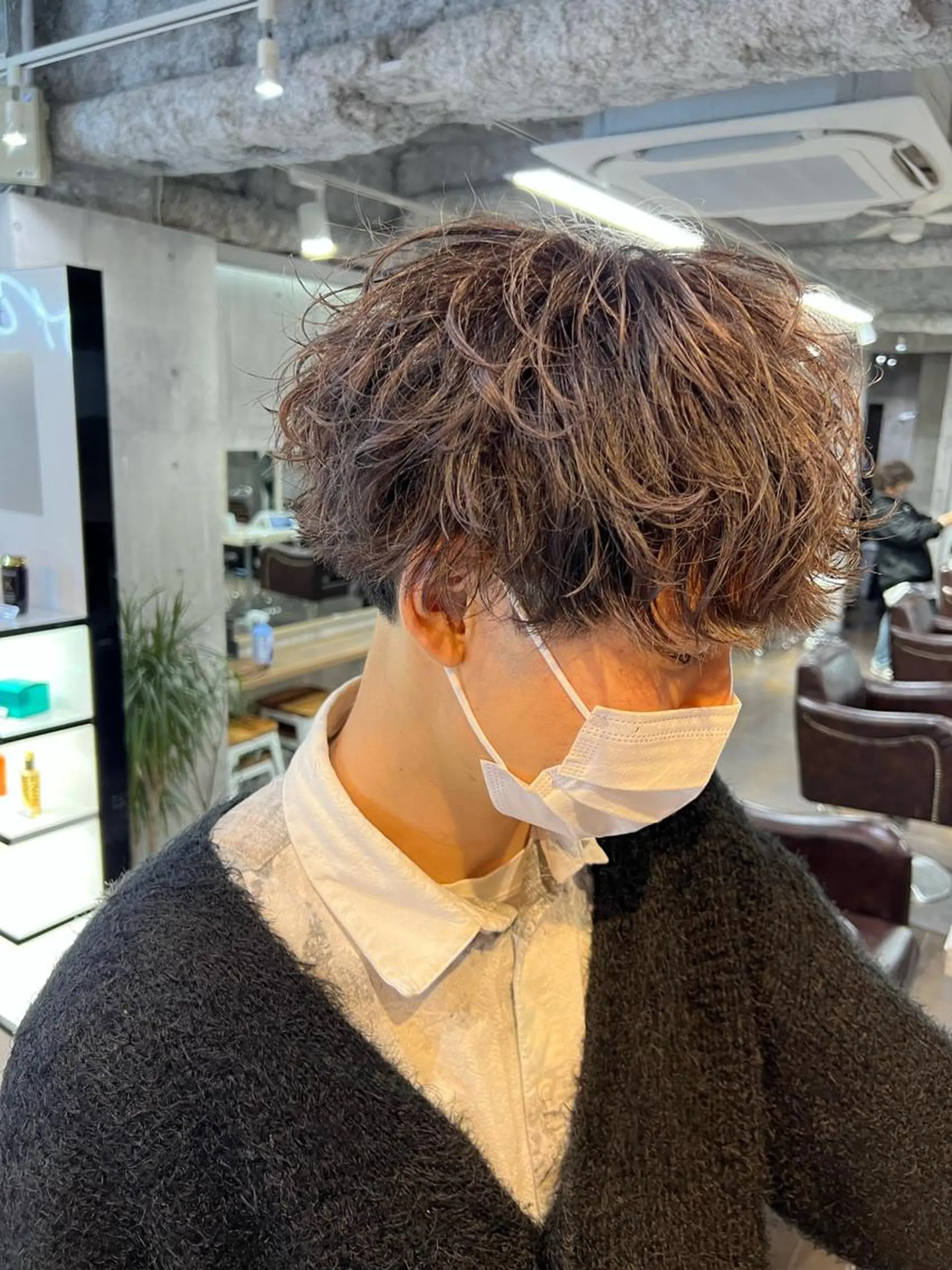 メンズ 刈り上げ カット ヘアカラー 👑再現性◎北千住N o.1パーマYutoのヘアスタイル