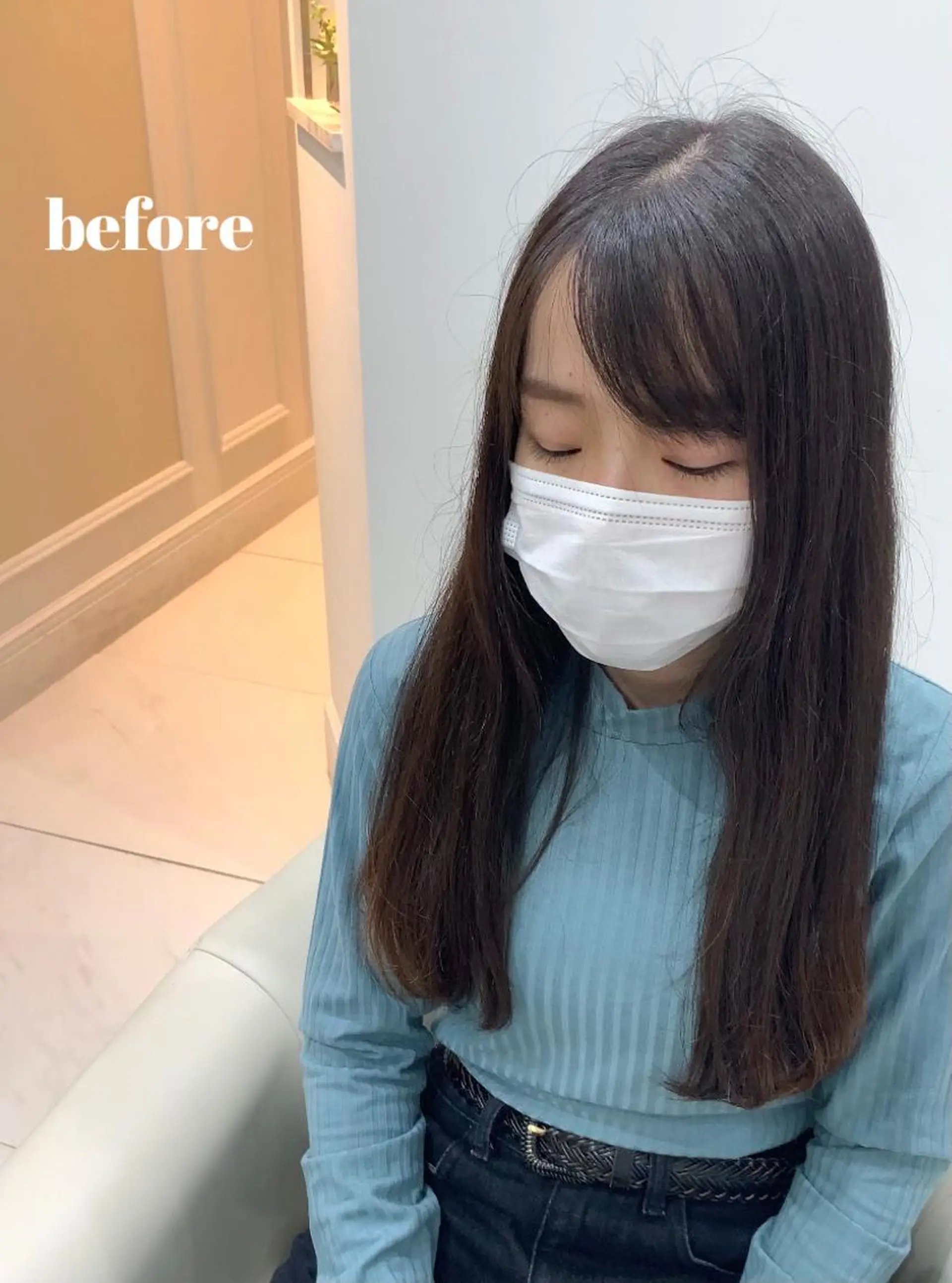 ロング ✨まとまるボブ/ 切りっぱなし/ユキナのヘアスタイル