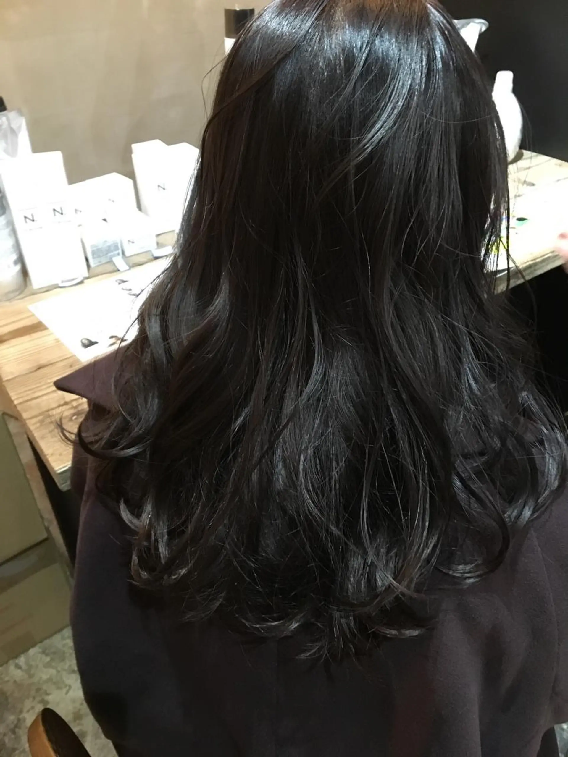 ロング カラー アッシュ ラベンダーカラー ラベンダーアッシュ 半個室女性salon 🩰Natsumiのヘアスタイル