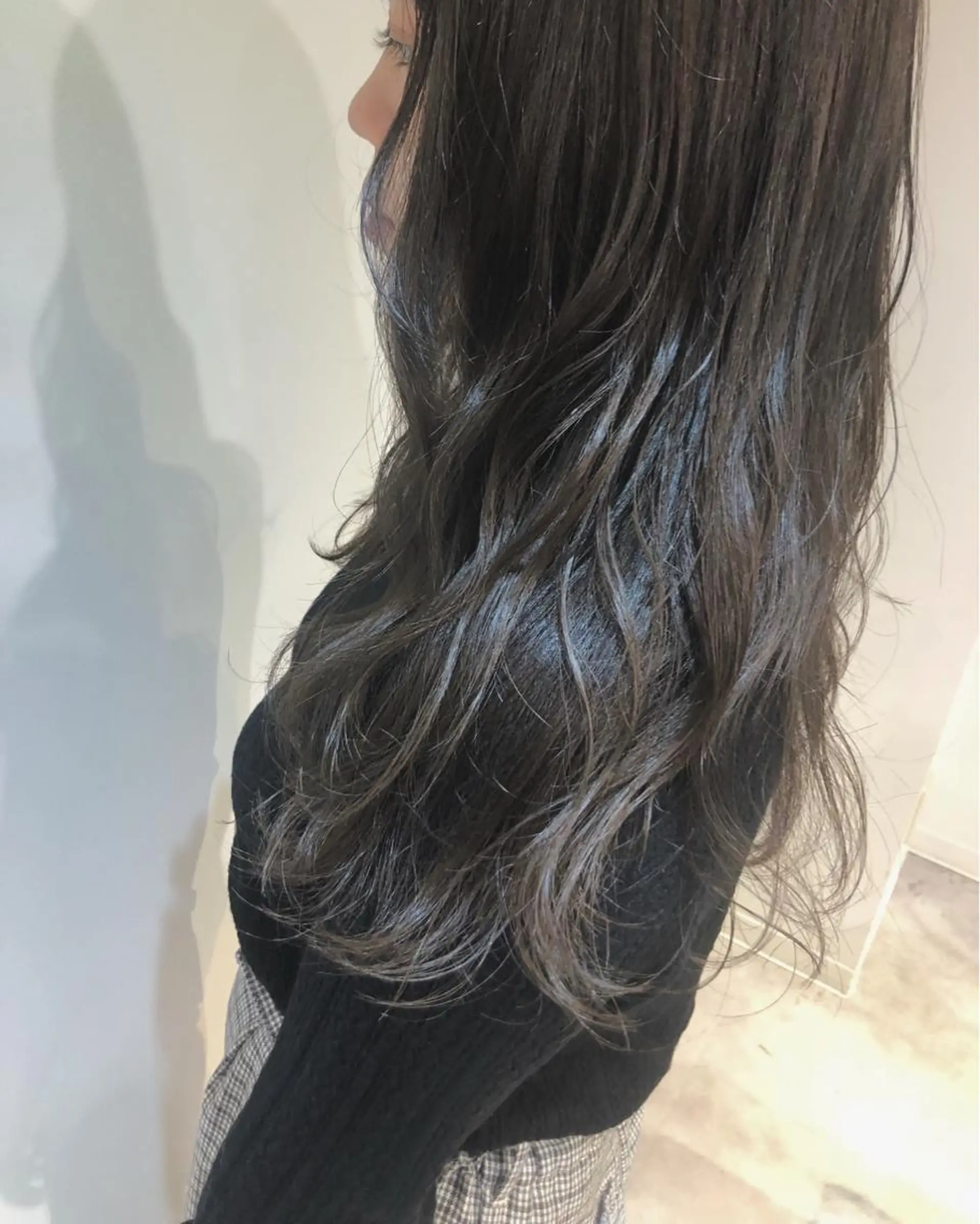 ロング カラー グレージュ カット ヘアカラー トリートメント scene.池袋所属・scene. haraのヘアスタイル