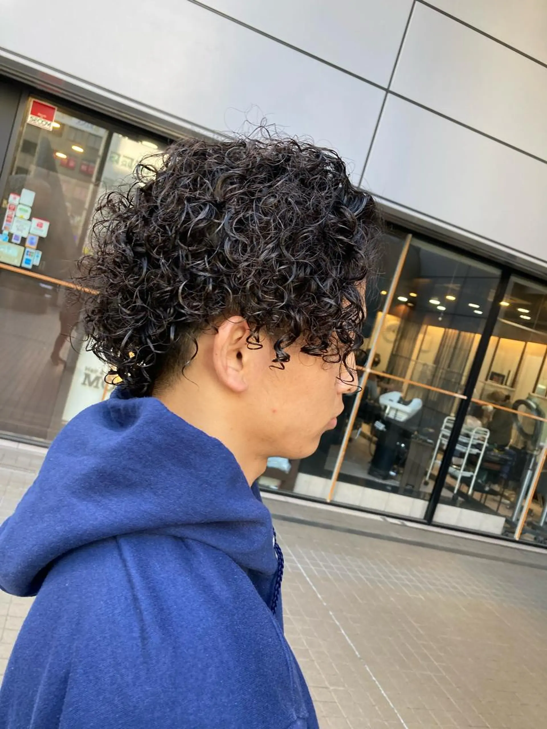 パーマ メンズ メンズパーマ スパイラルパーマ カット パーマ トリートメント SHAFT Ieiriのヘアスタイル