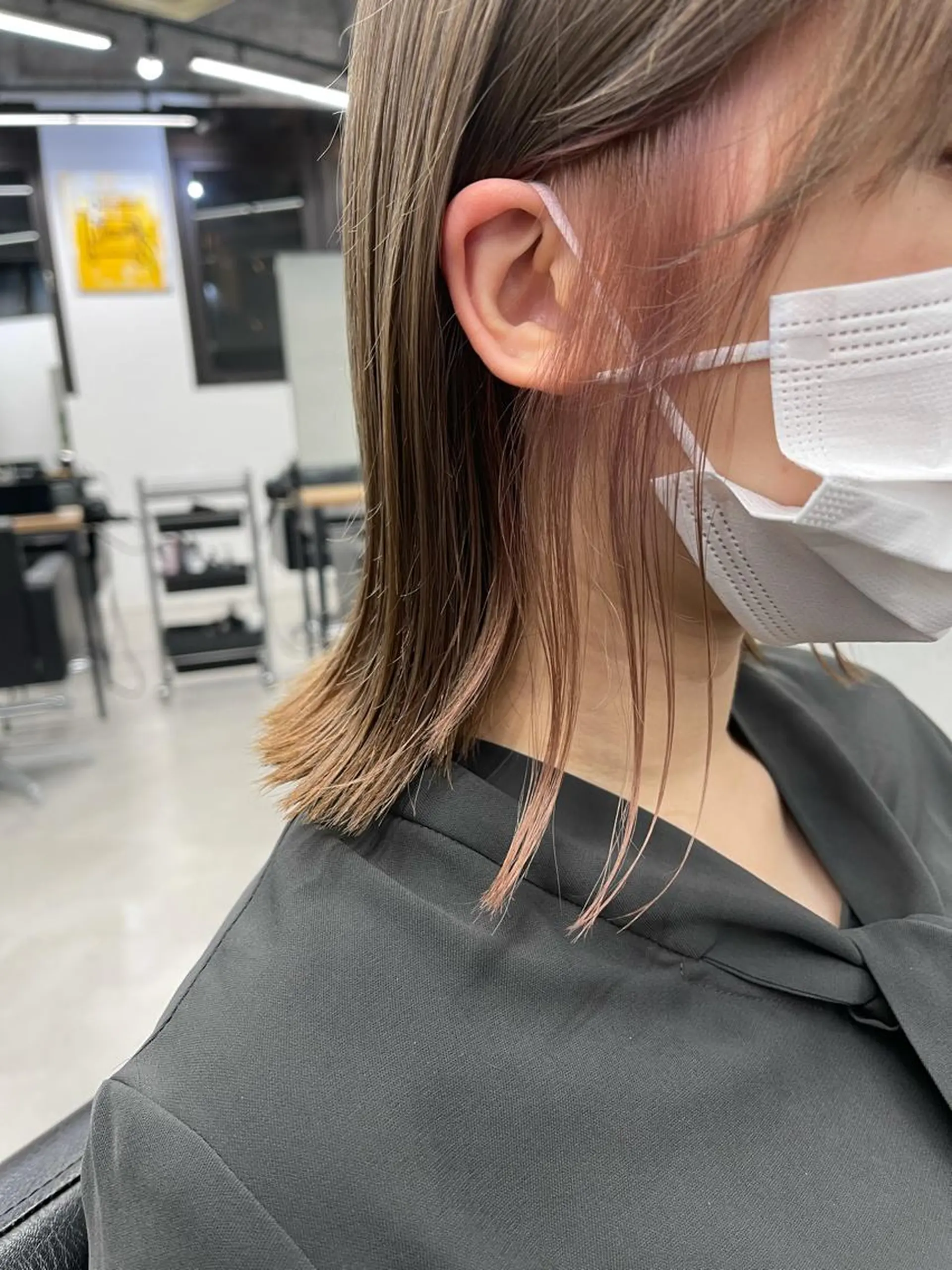 カラー インナーカラー ラベンダーカラー ピンクカラー ピンクラベンダー ブリーチダブルカラー 【koide】のヘアスタイル