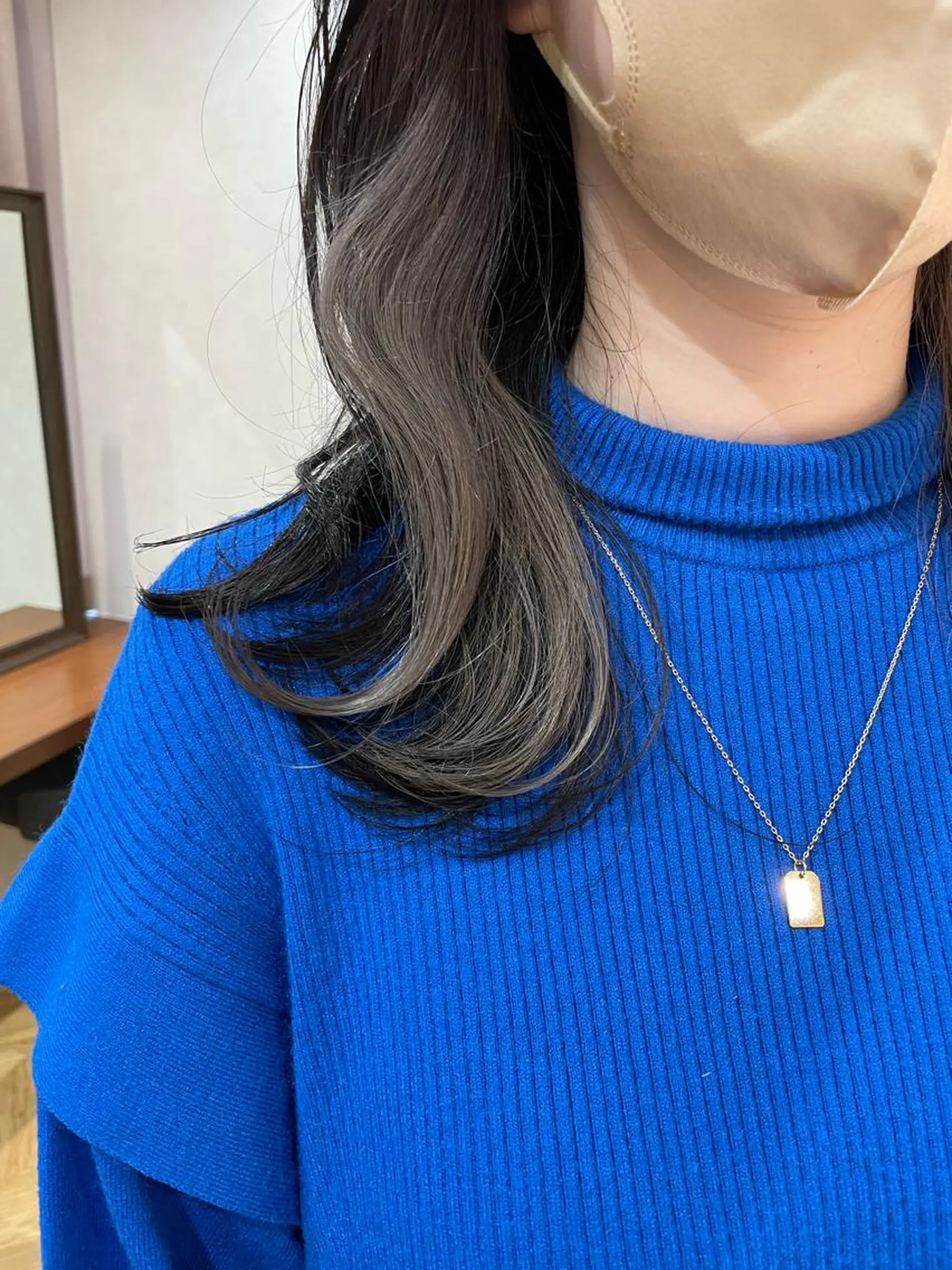 セミロング 顔周り🇰🇷韓国 レイヤー/モエのヘアスタイル