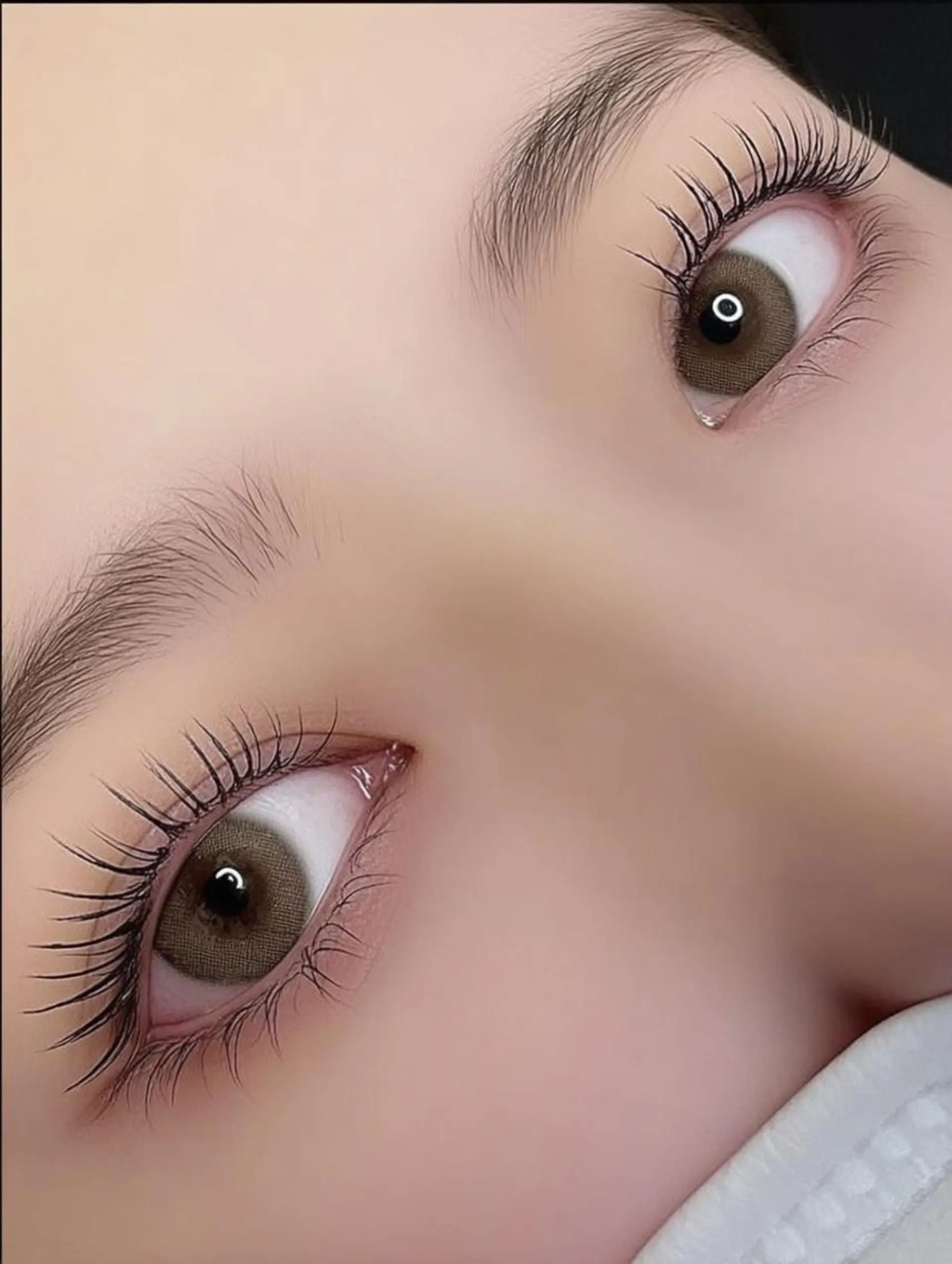 マツエク・マツパ 束感まつ毛 韓国風マツエク パリジェンヌラッシュリフト まつげパーマ マツパ PLATINUM DOLL arisaのマツエク・マツパデザイン