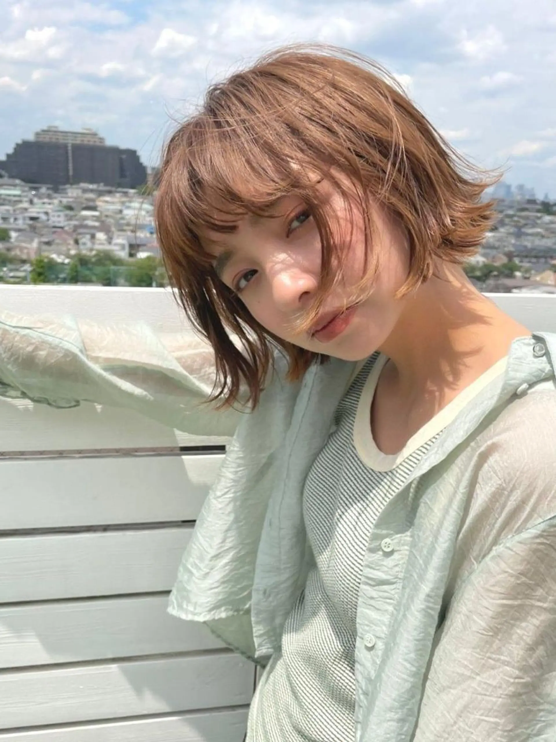 ミディアム カラー sugino katsuyaのヘアスタイル