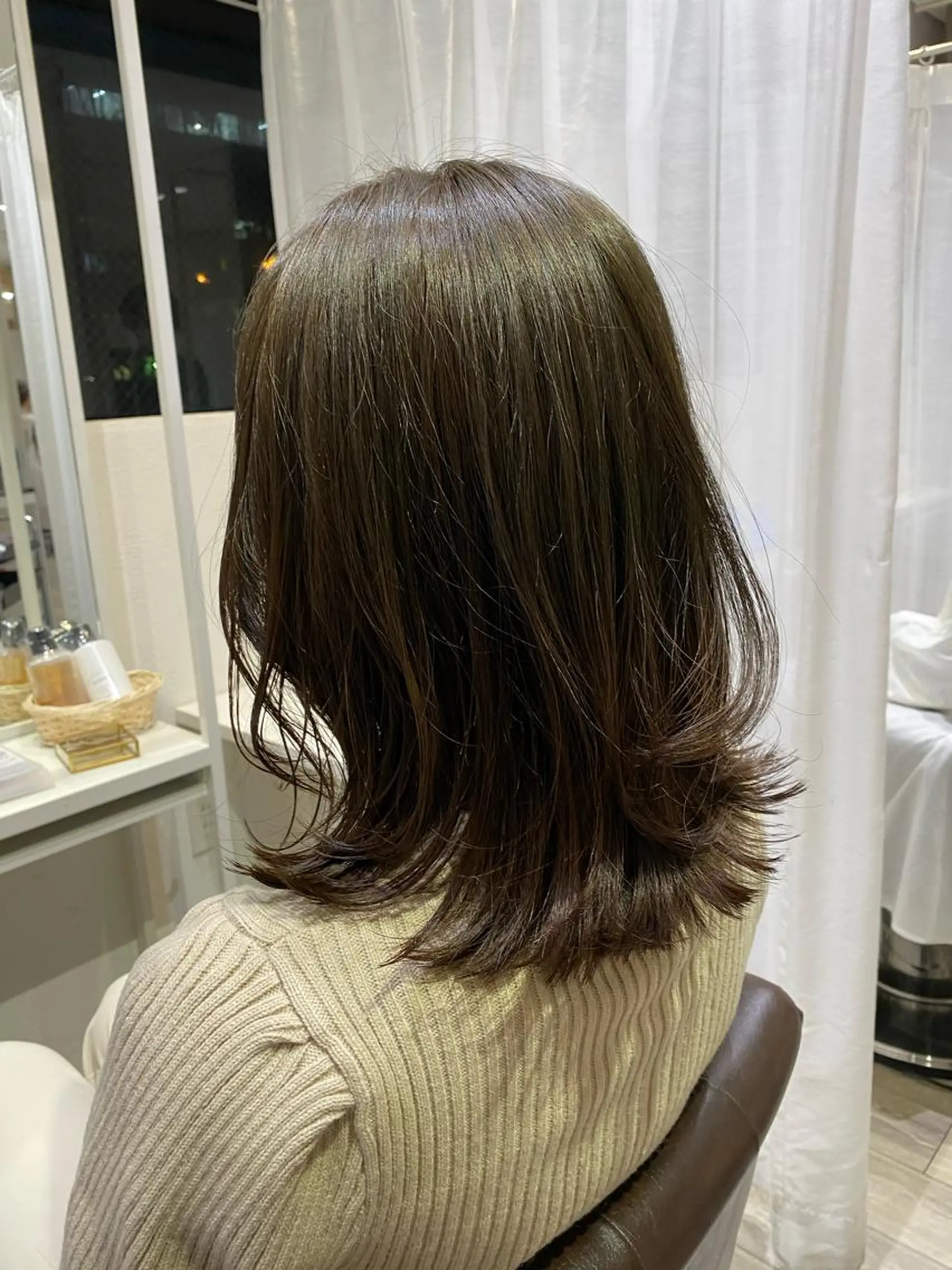 ミディアム カラー カット ヘアカラー ✨髪質改善特化✨ Grand Linkのヘアスタイル