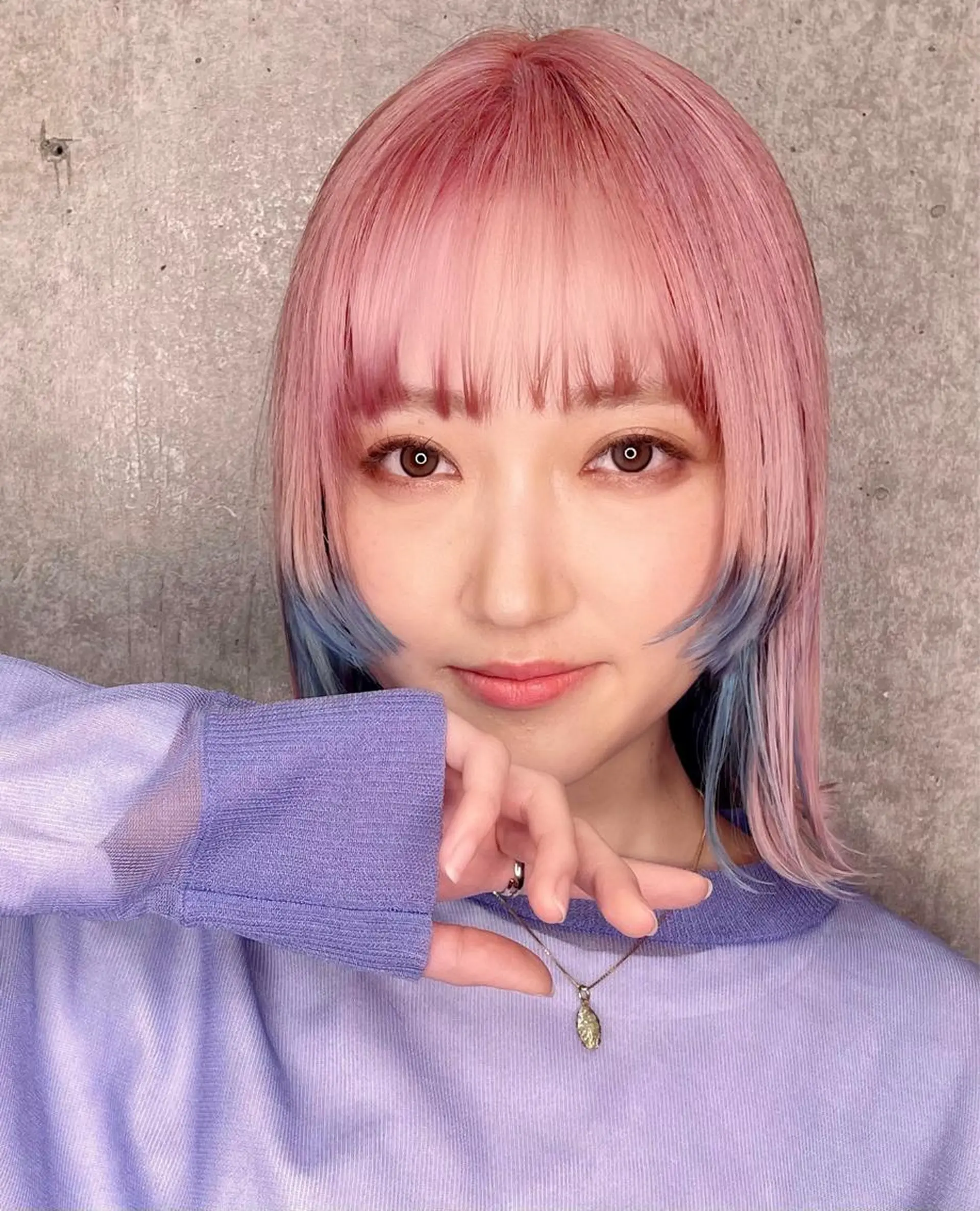 ミディアム ウルフカット 斉藤 潤一のヘアスタイル