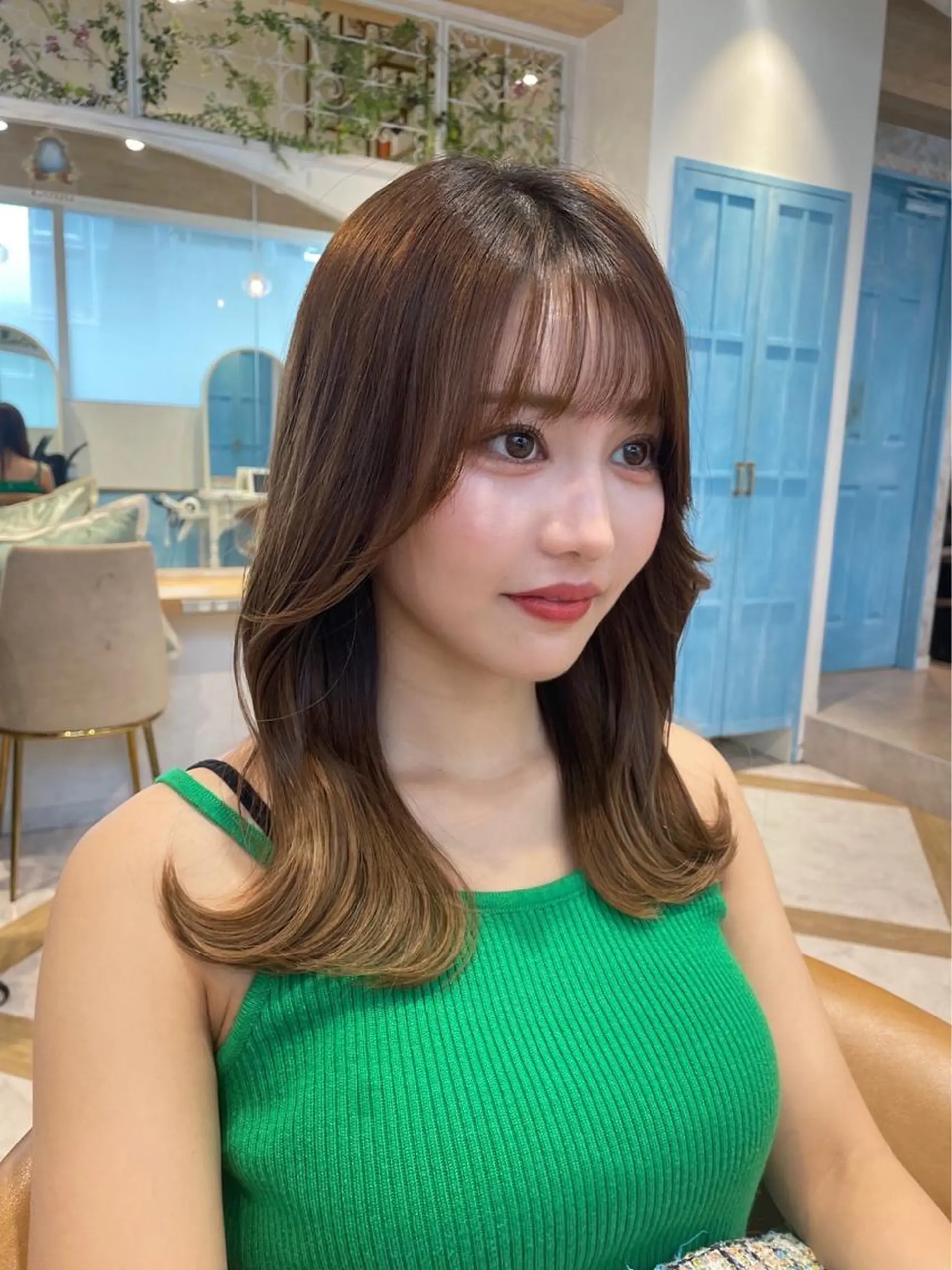 ロング カラー 縮毛矯正 トリートメント Lond luce心斎橋所属・🍀小川大輔🍀 ボブ/ブリーチ🥇のヘアスタイル