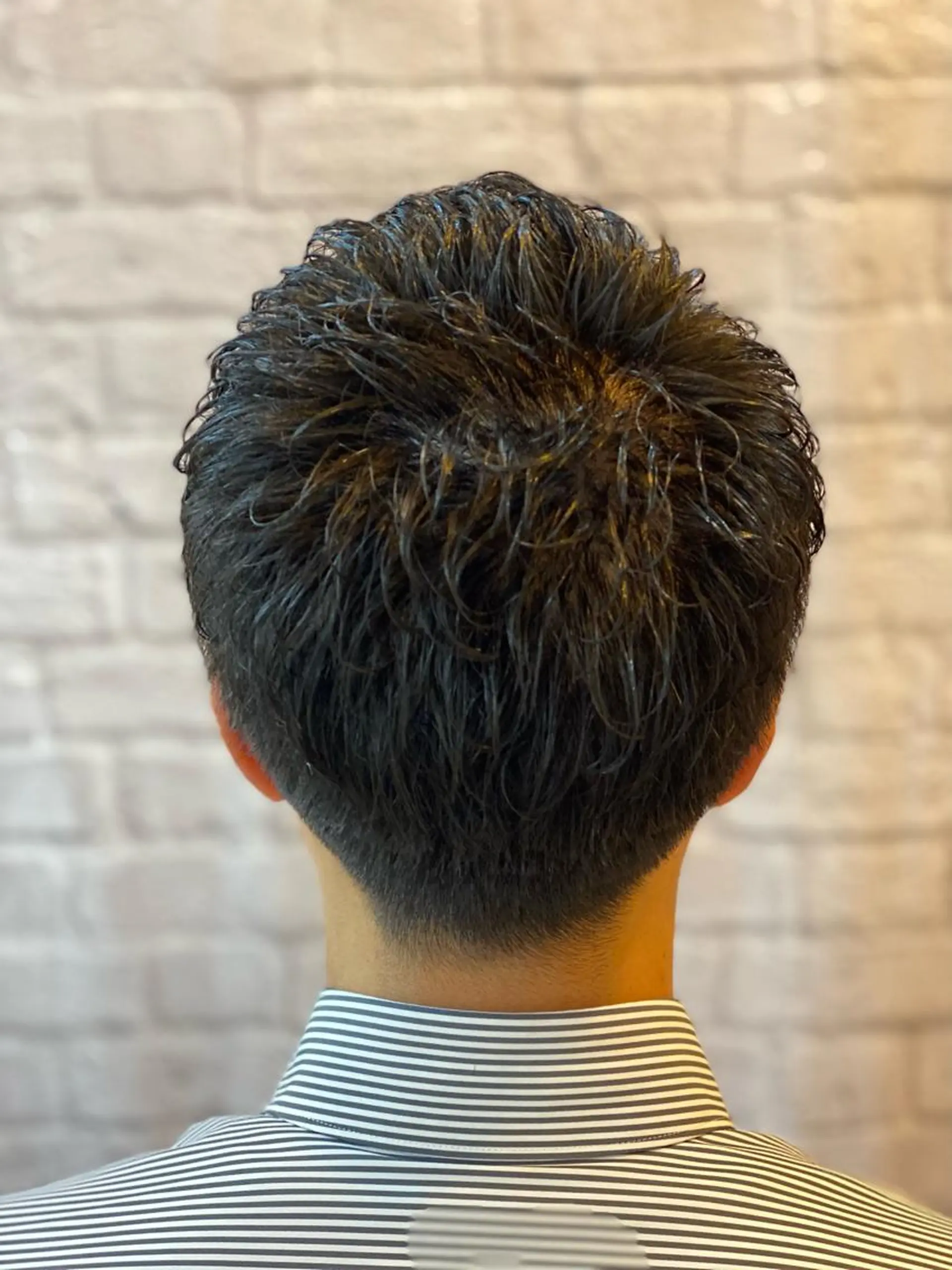 ショート パーマ メンズ カット パーマ 【メンズカット】 黒田美穂のヘアスタイル