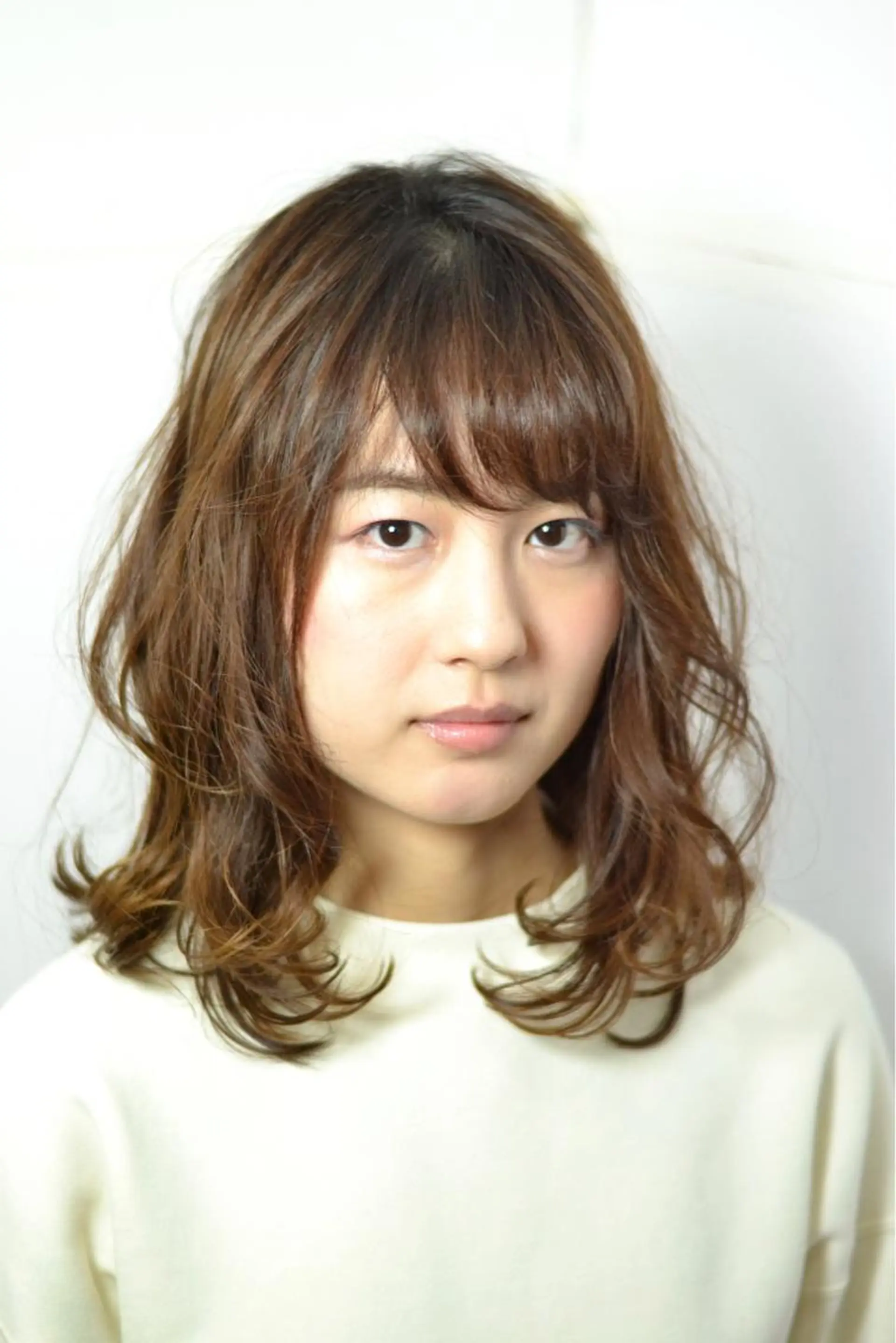 ミディアム カラー 大木 拓瑞のヘアスタイル