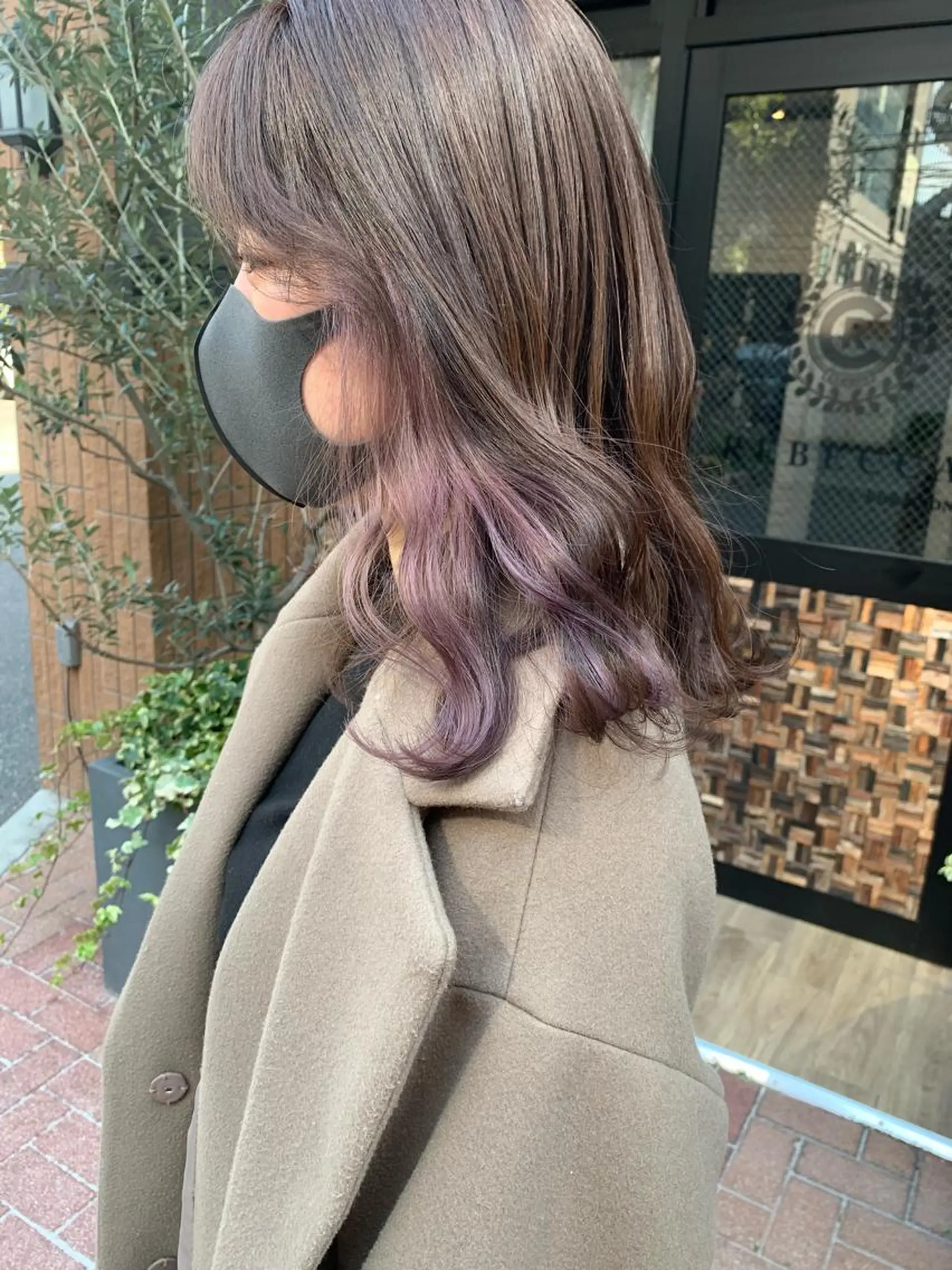 セミロング カラー インナーカラー ヘアカラー トリートメント レイヤー/顔周り /AKARIのヘアスタイル