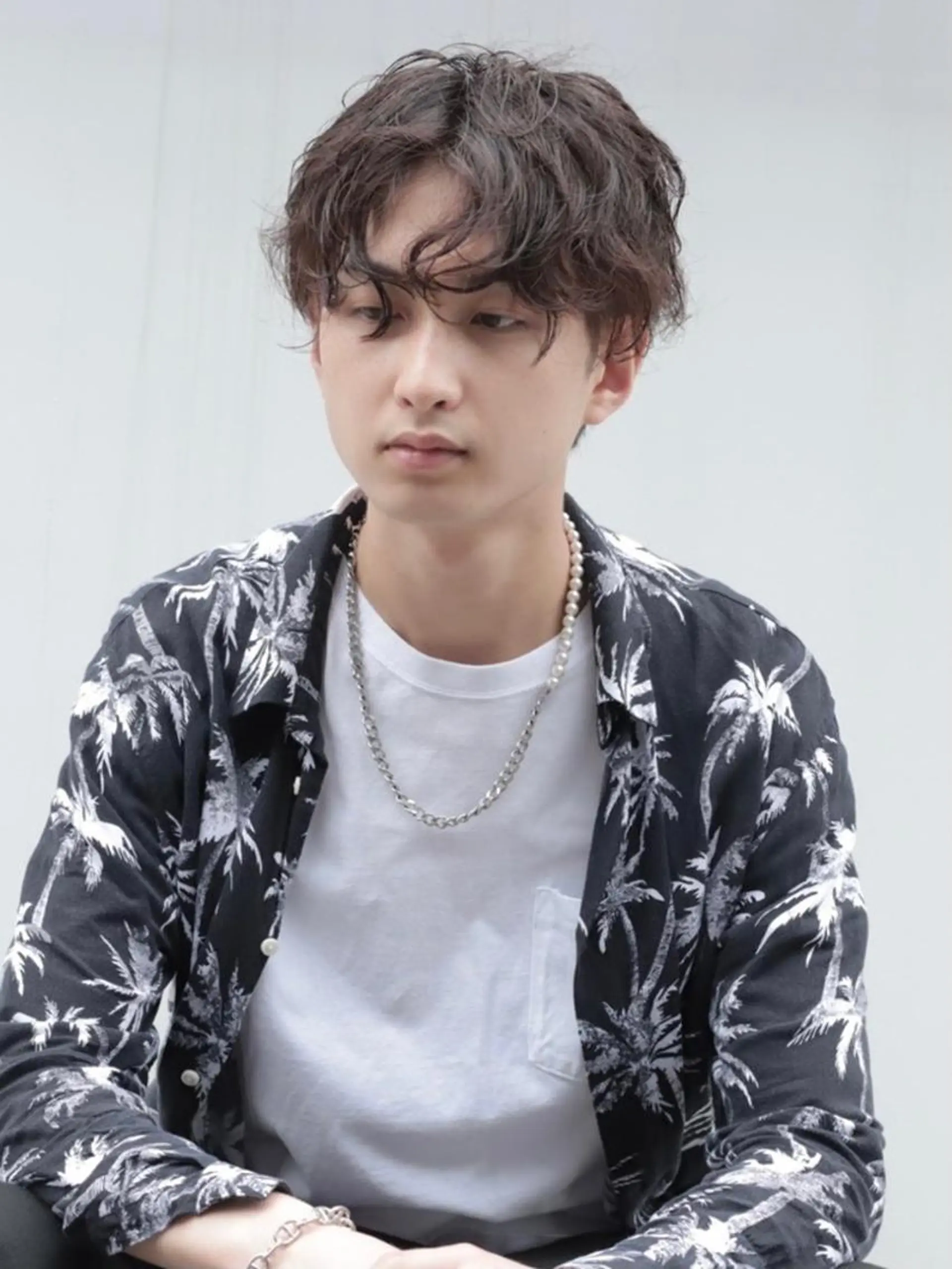 メンズ メンズパーマ カット 深沢 秀のヘアスタイル