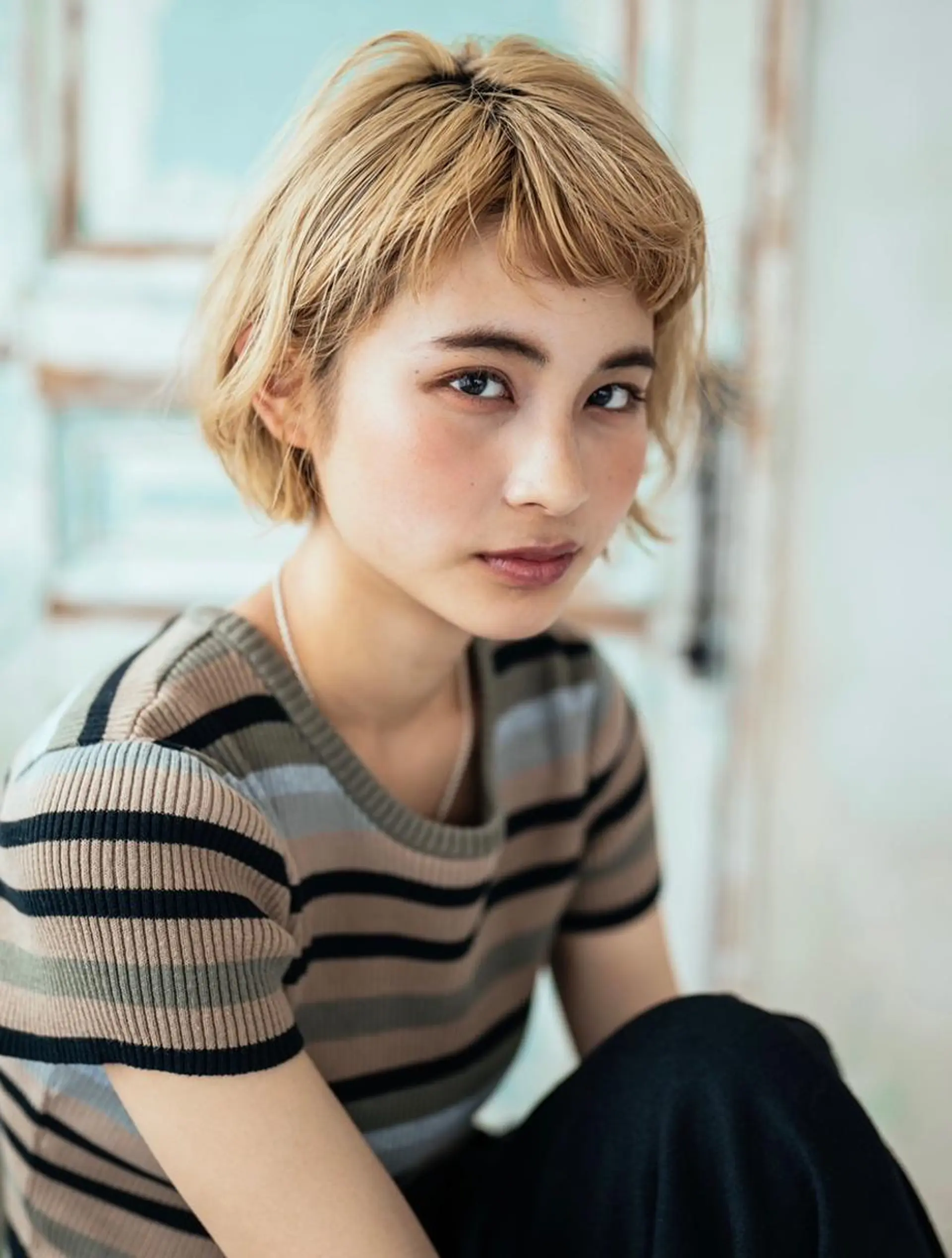 ミディアム カラー ヘアアレンジ ブリーチ インナーカラー トリートメント Sia中野新橋 『JUNYA』のヘアスタイル