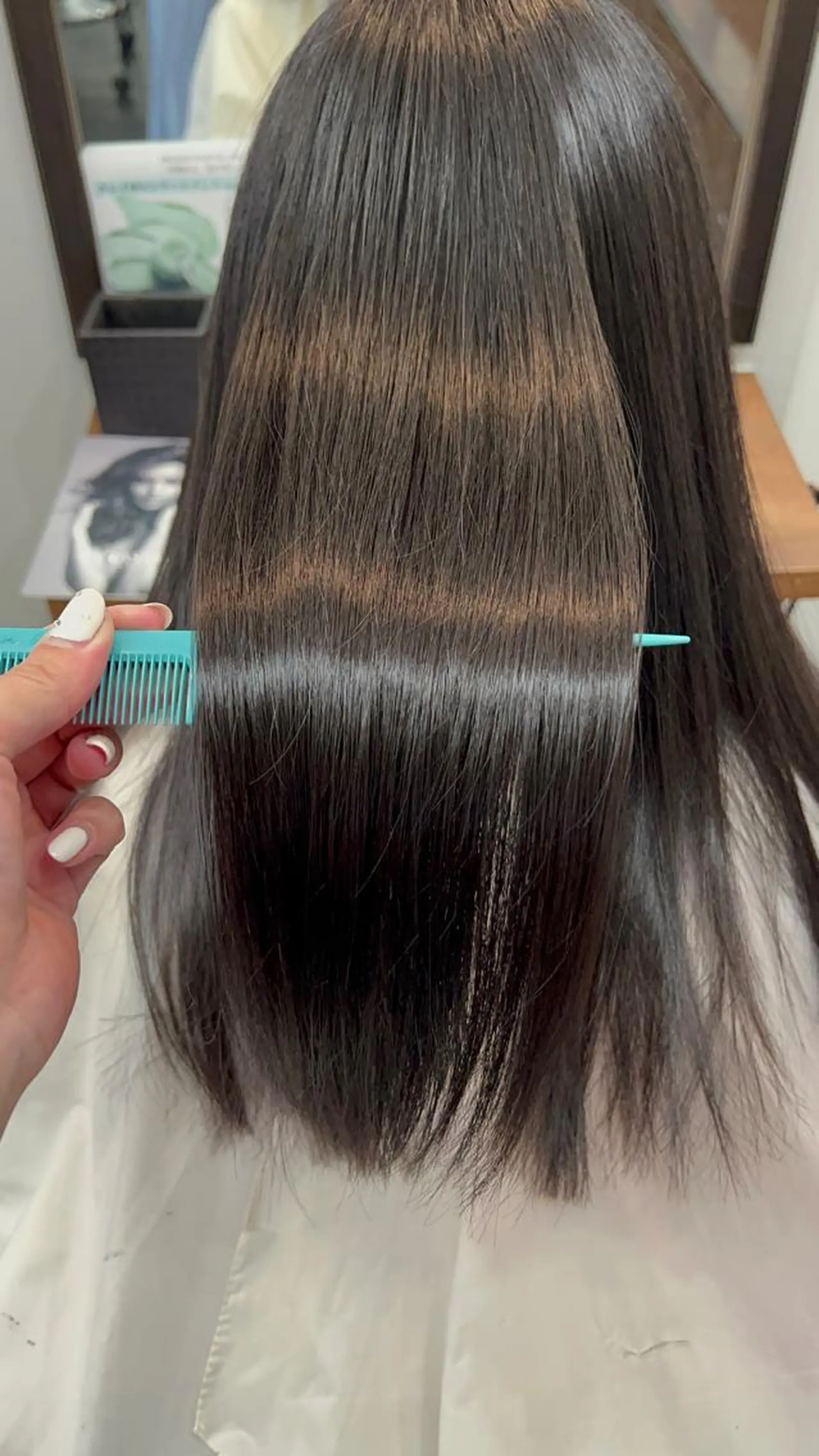 ミディアム 名駅/艶韓国風ヘア miyabiのヘアスタイル