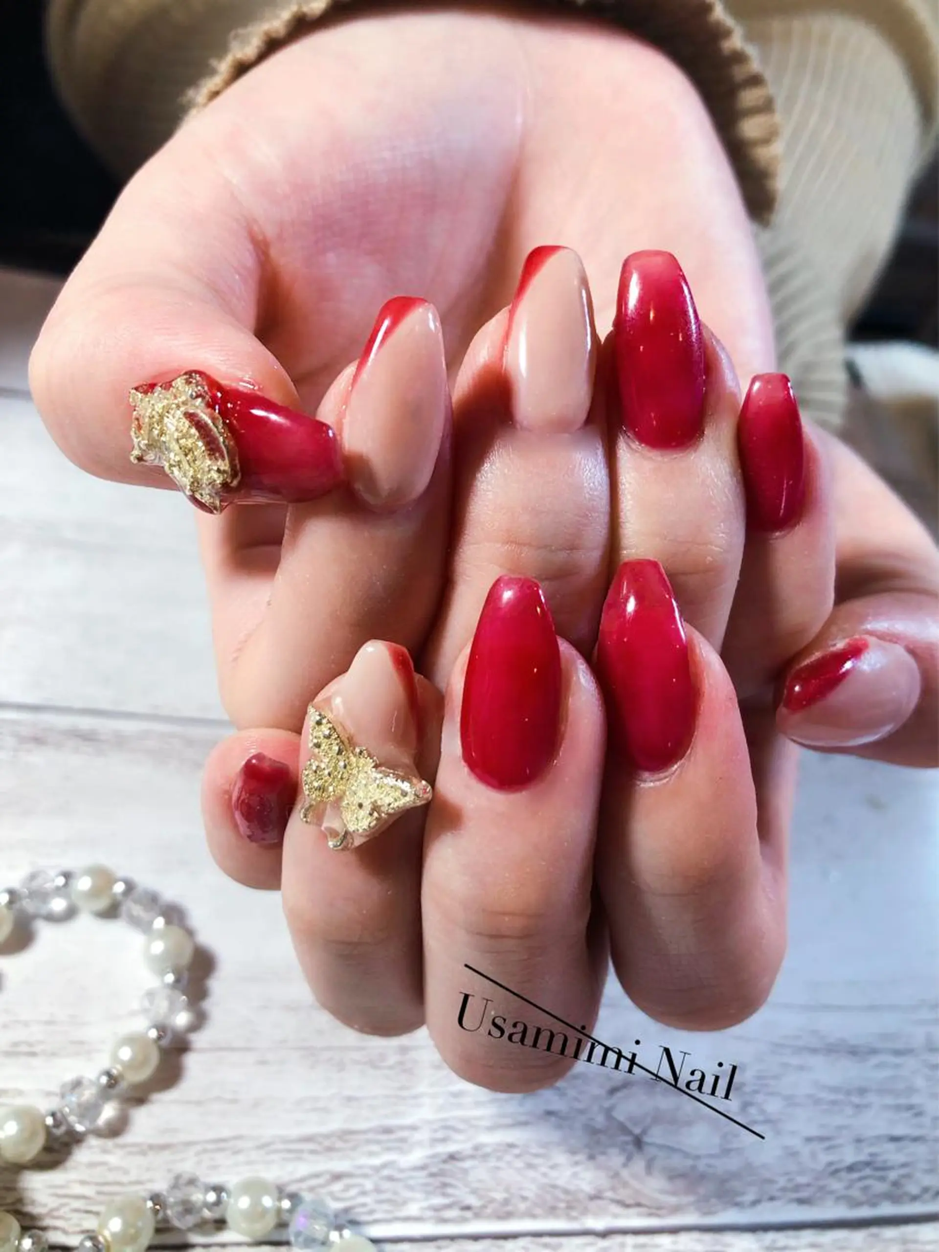 ネイル ハンドネイル USAMiMi 🐰💕のネイルデザイン