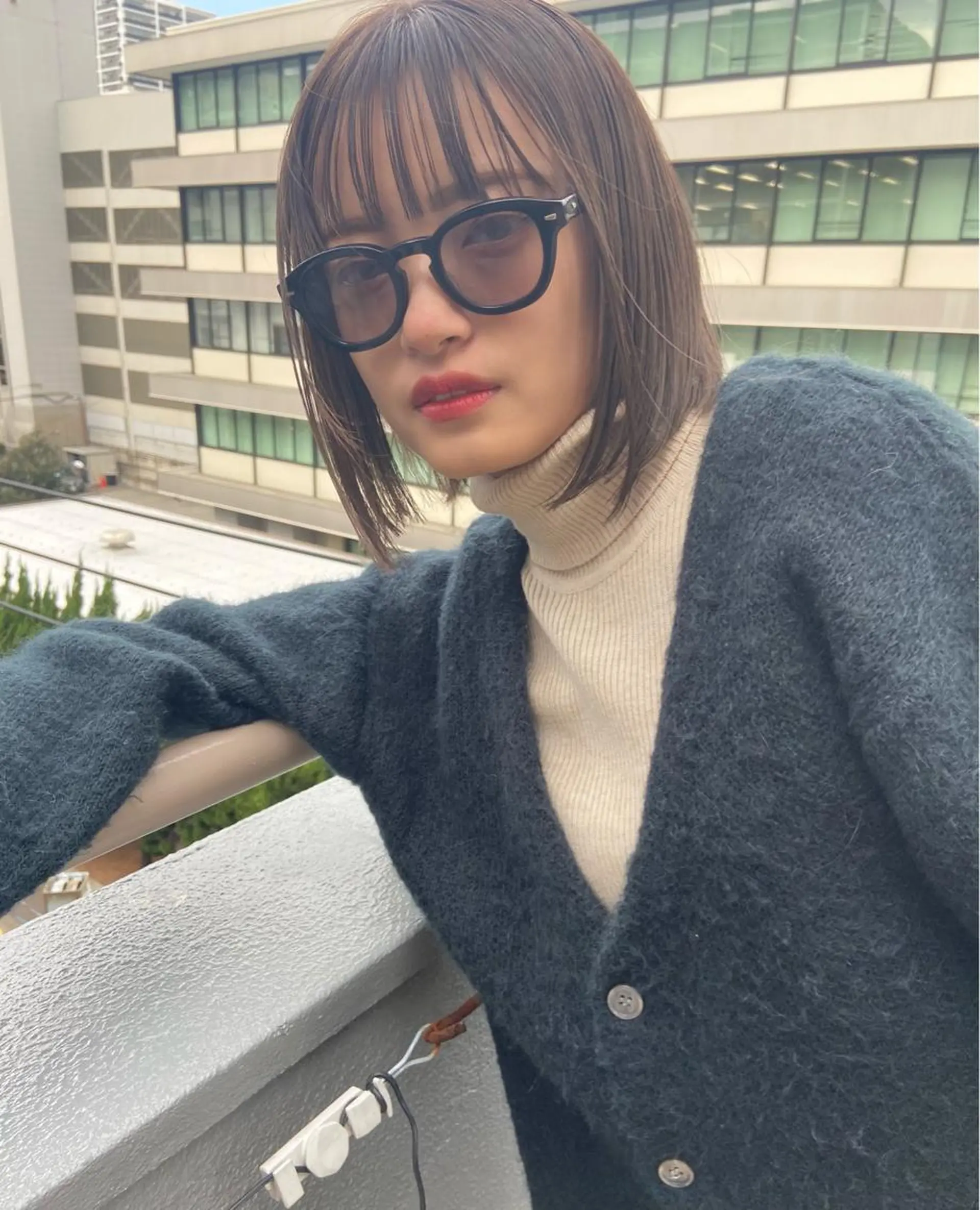 ショート カラー ベージュカラー ブリーチ ブリーチなしカラー オリーブベージュ Pia hair Design Yakuin所属・松尾太樹 【pia】福岡美容室のヘアスタイル