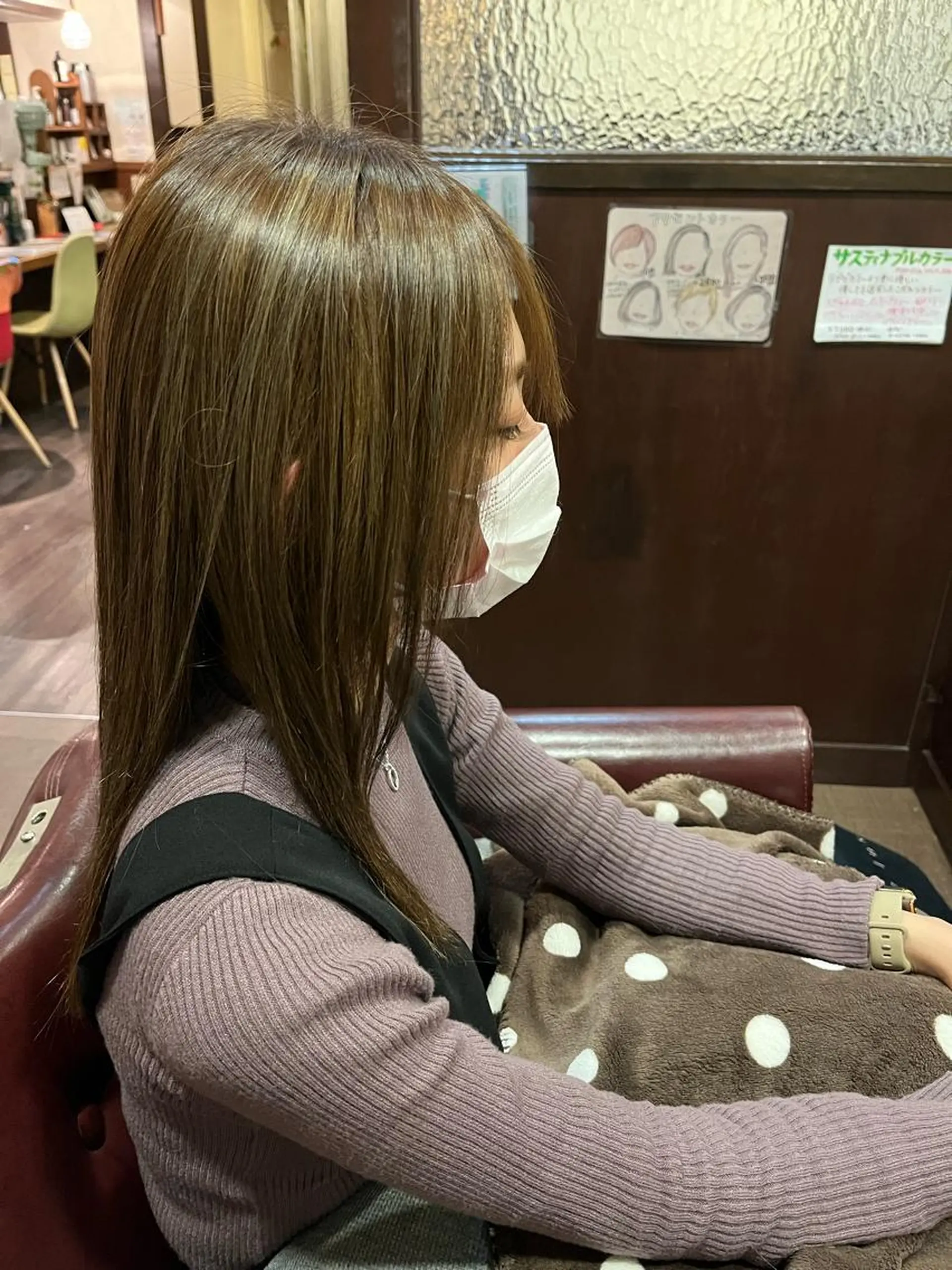 カラー Capullo.Hacchi.所属・箕面駅徒歩7分カプロ 三好美鈴のヘアスタイル