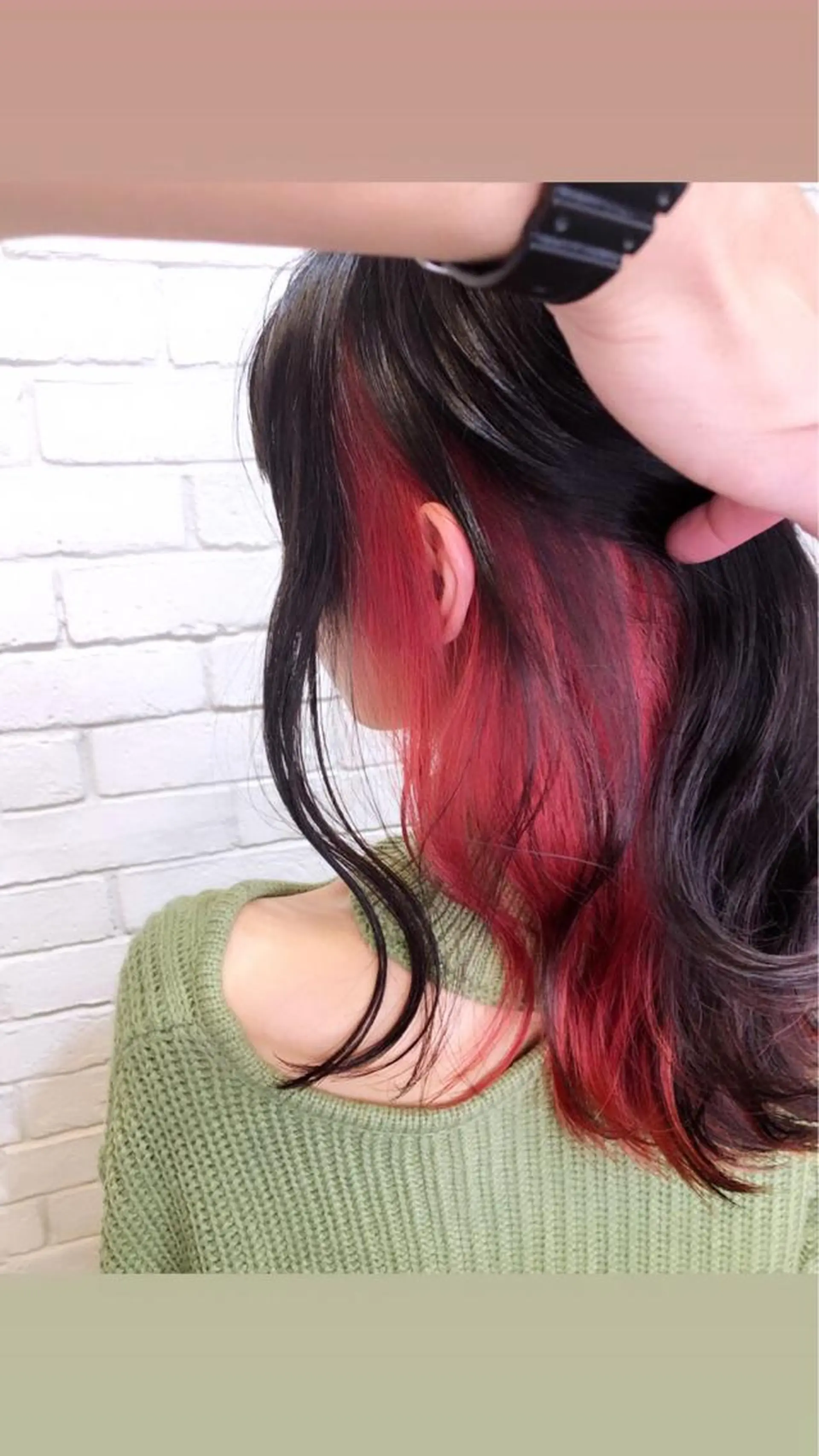 ミディアム カラーアンドケアリタ kitamuuuのヘアスタイル