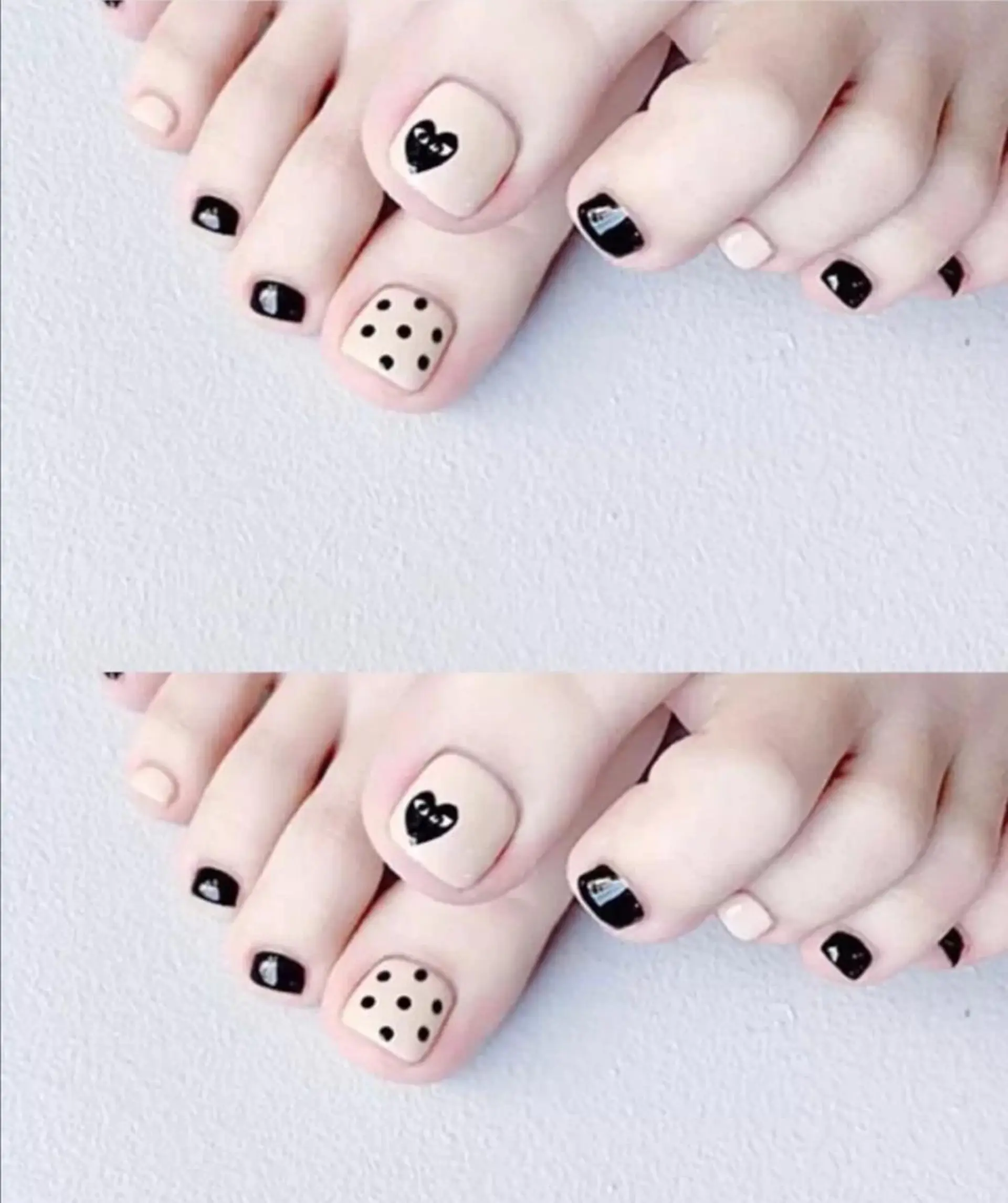ネイル フットネイル ハート シンプルネイル フットネイル Ali 新小岩 ネイル専門のネイルデザイン