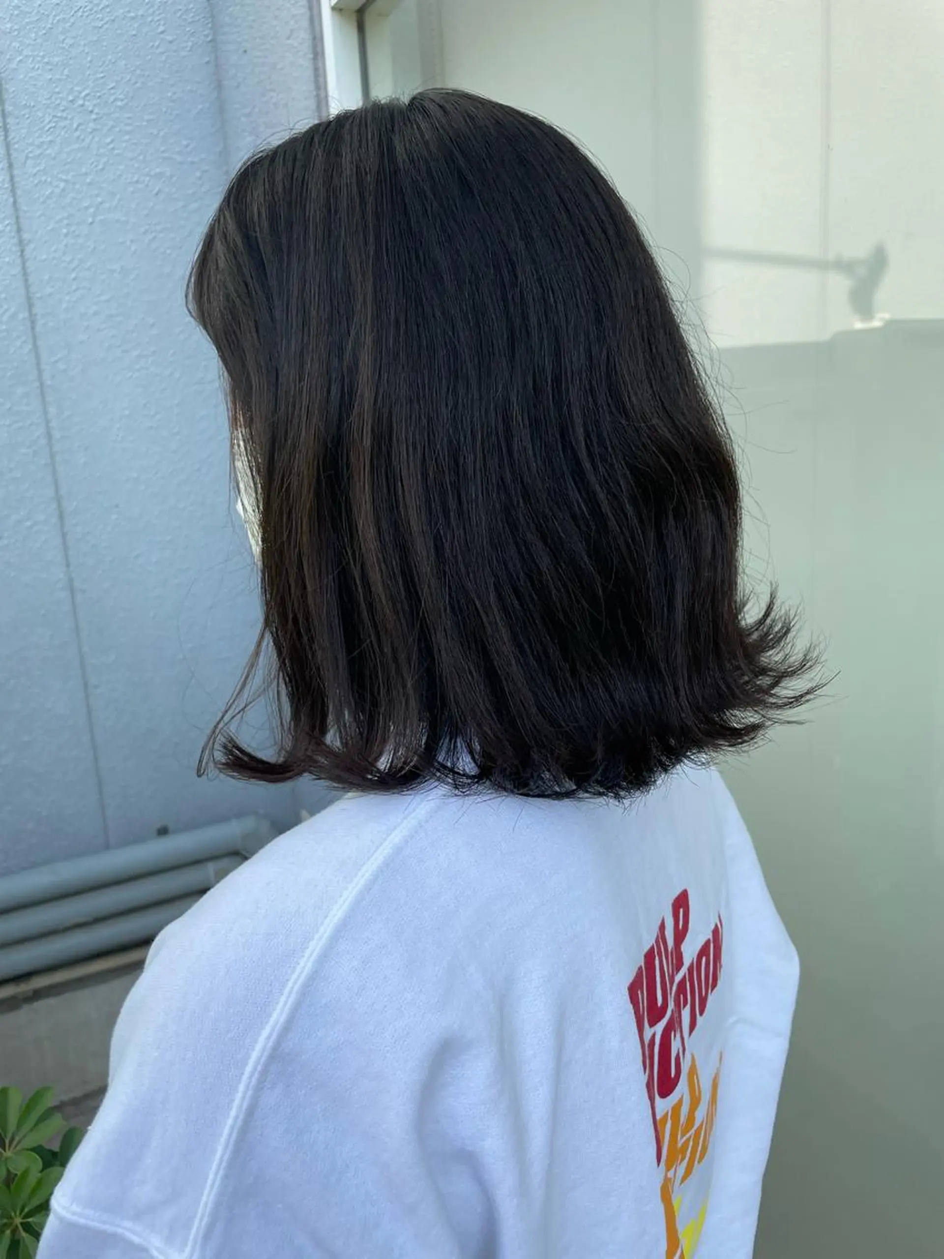 ミディアム カット 福原 亜祐美のヘアスタイル