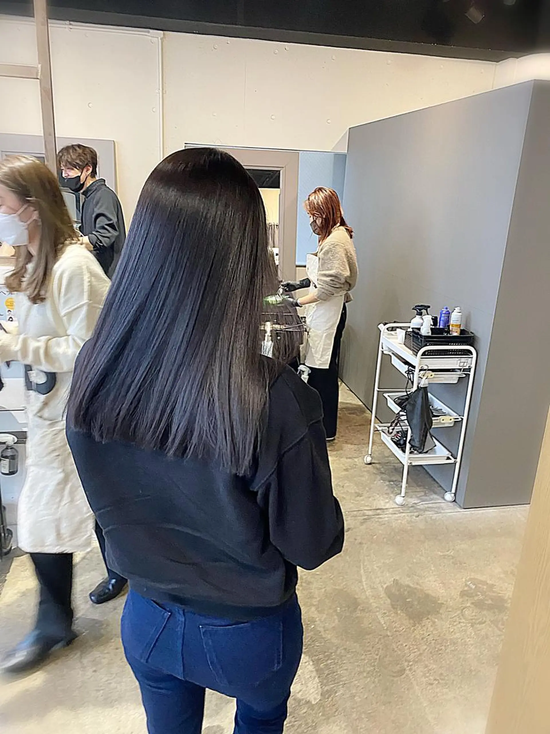 セミロング カット ヘアカラー トリートメント ✨日本1の艶髪✨ 佐藤 翔太のヘアスタイル