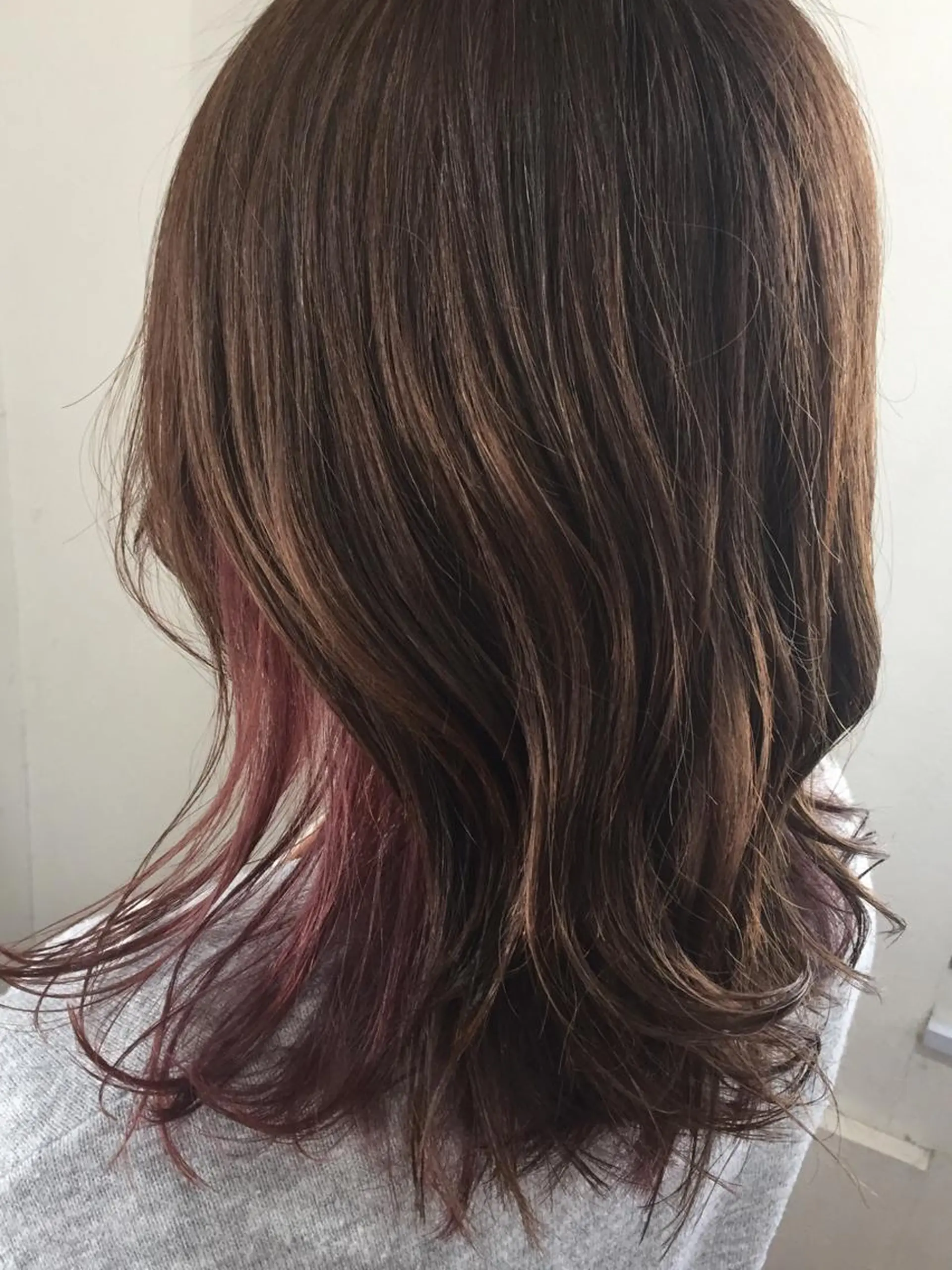 ロング カラー 隅田 美樹のヘアスタイル