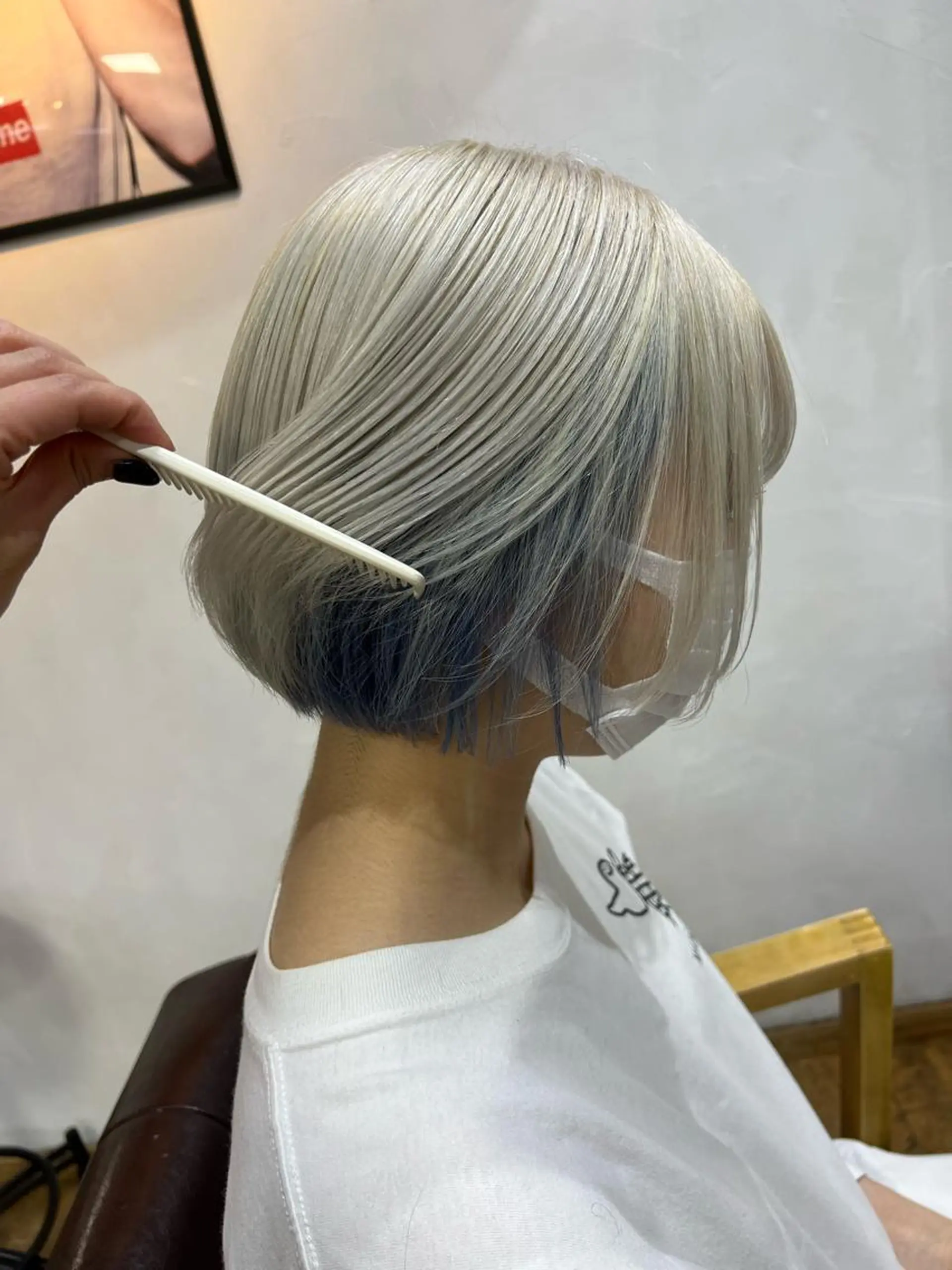 ショート カラー 🥀韓国ヘア🥀 宮津真菜のヘアスタイル