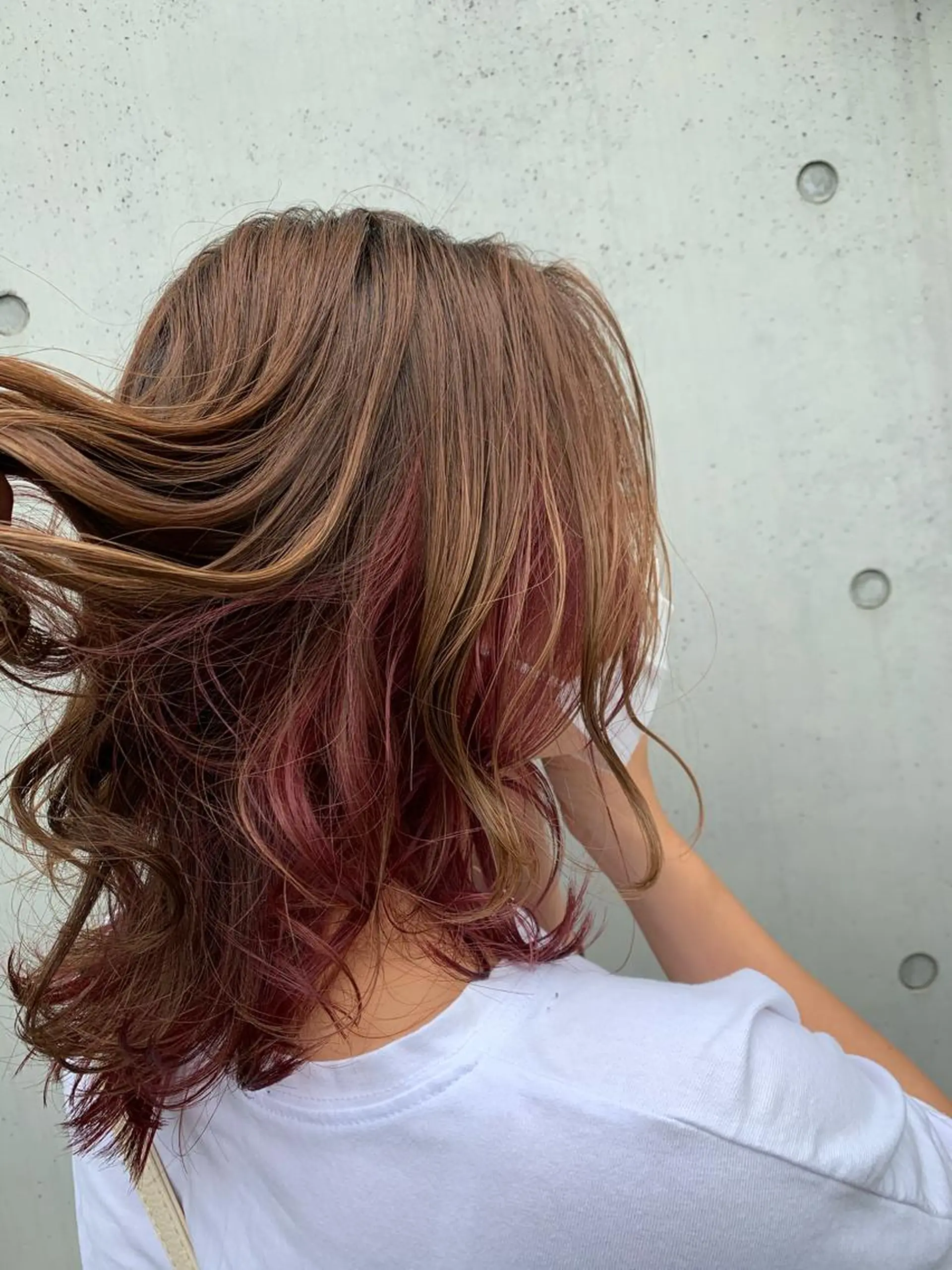 ミディアム 通い続けられるサロン ママ美容師　明日香のヘアスタイル