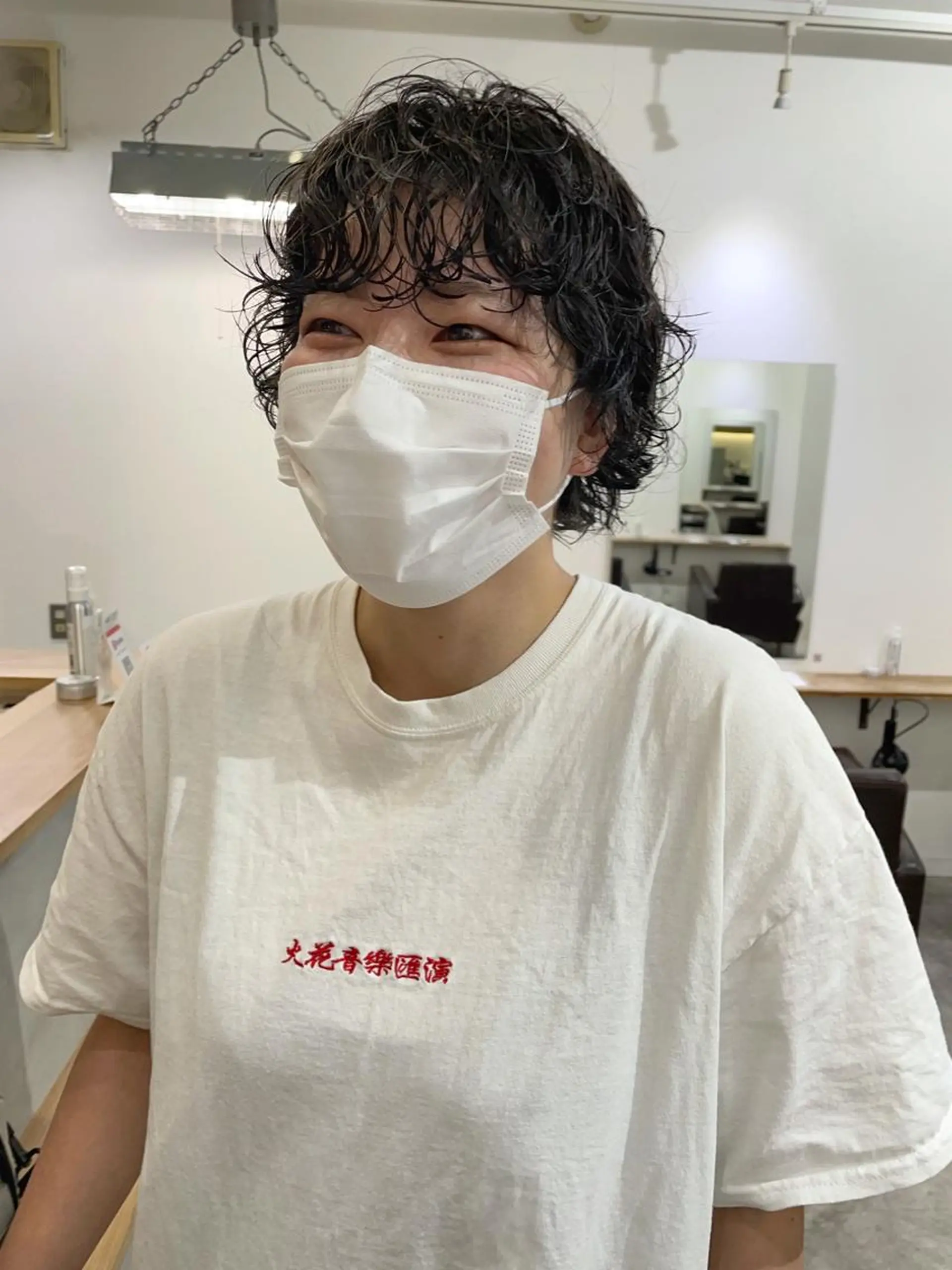 ショート パーマ ウルフカット カット パーマ トリートメント パーマ/透明感カラー /ボブ/吉田一生のヘアスタイル