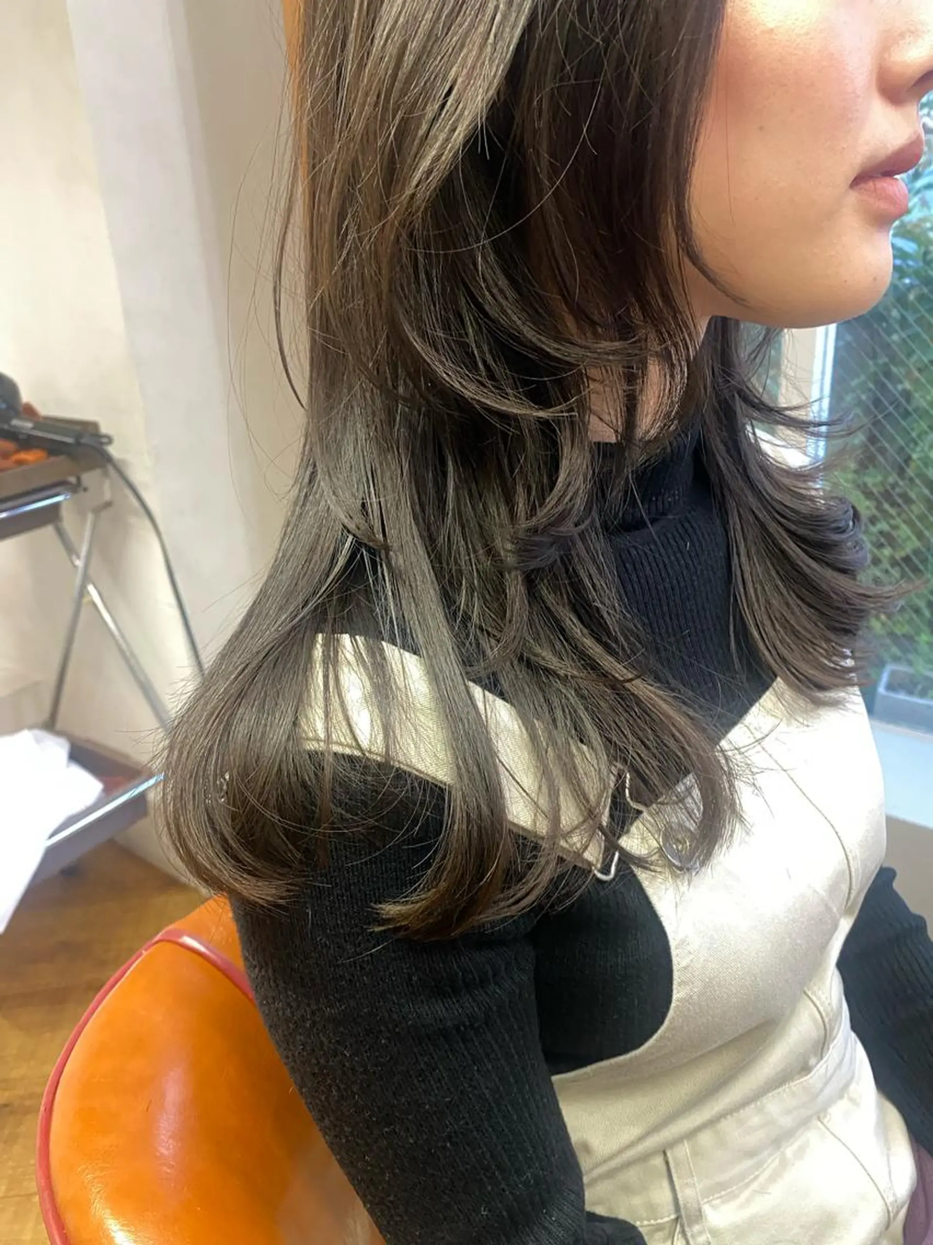 セミロング 西尾 隆介のヘアスタイル