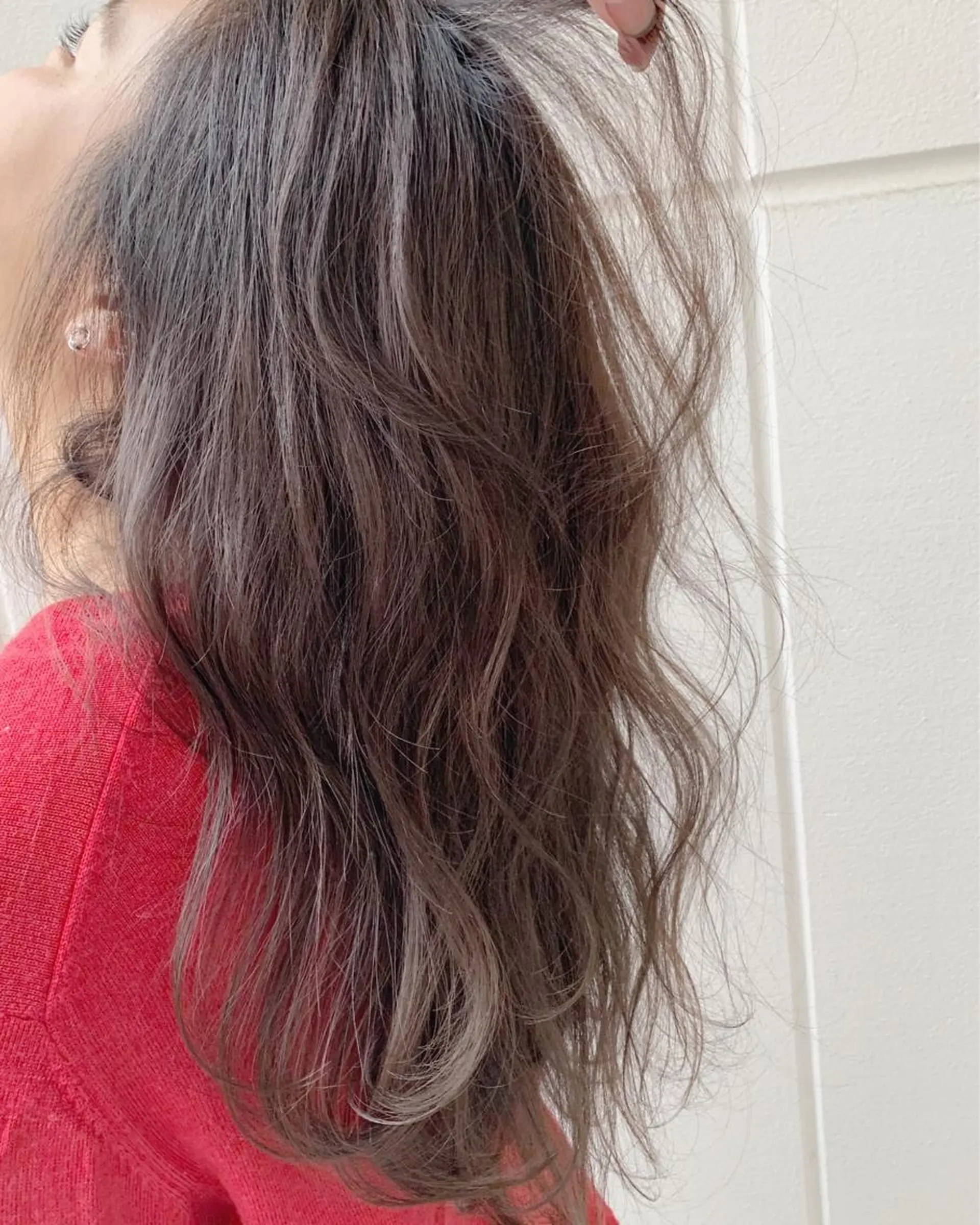 セミロング カラー ヘアアレンジ ヘアカラー トリートメント 縮毛矯正 髪質改善寺坂雄飛💐のヘアスタイル