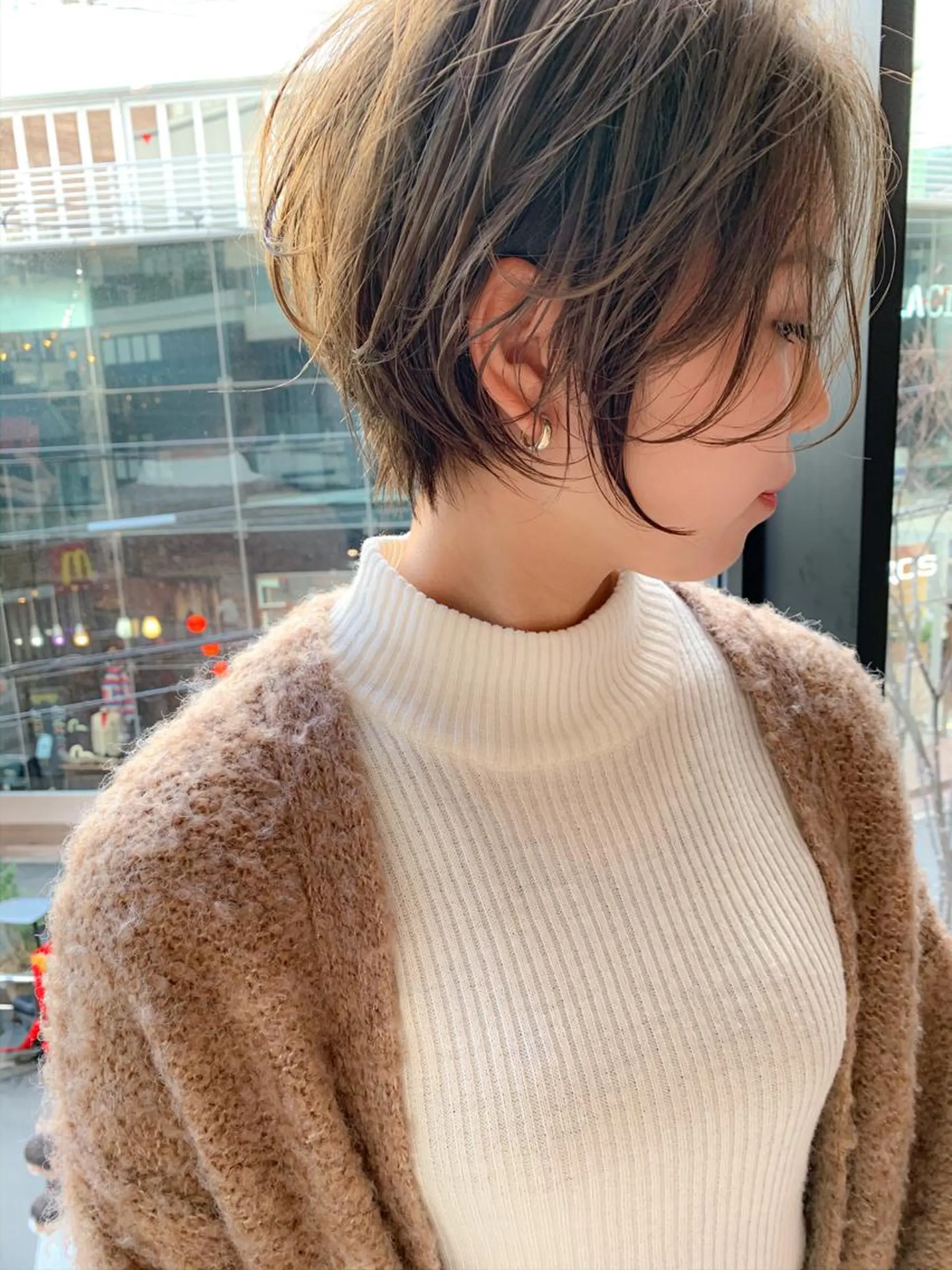 ショート 似合わせカット ショートヘア 小濱 ありすのヘアスタイル