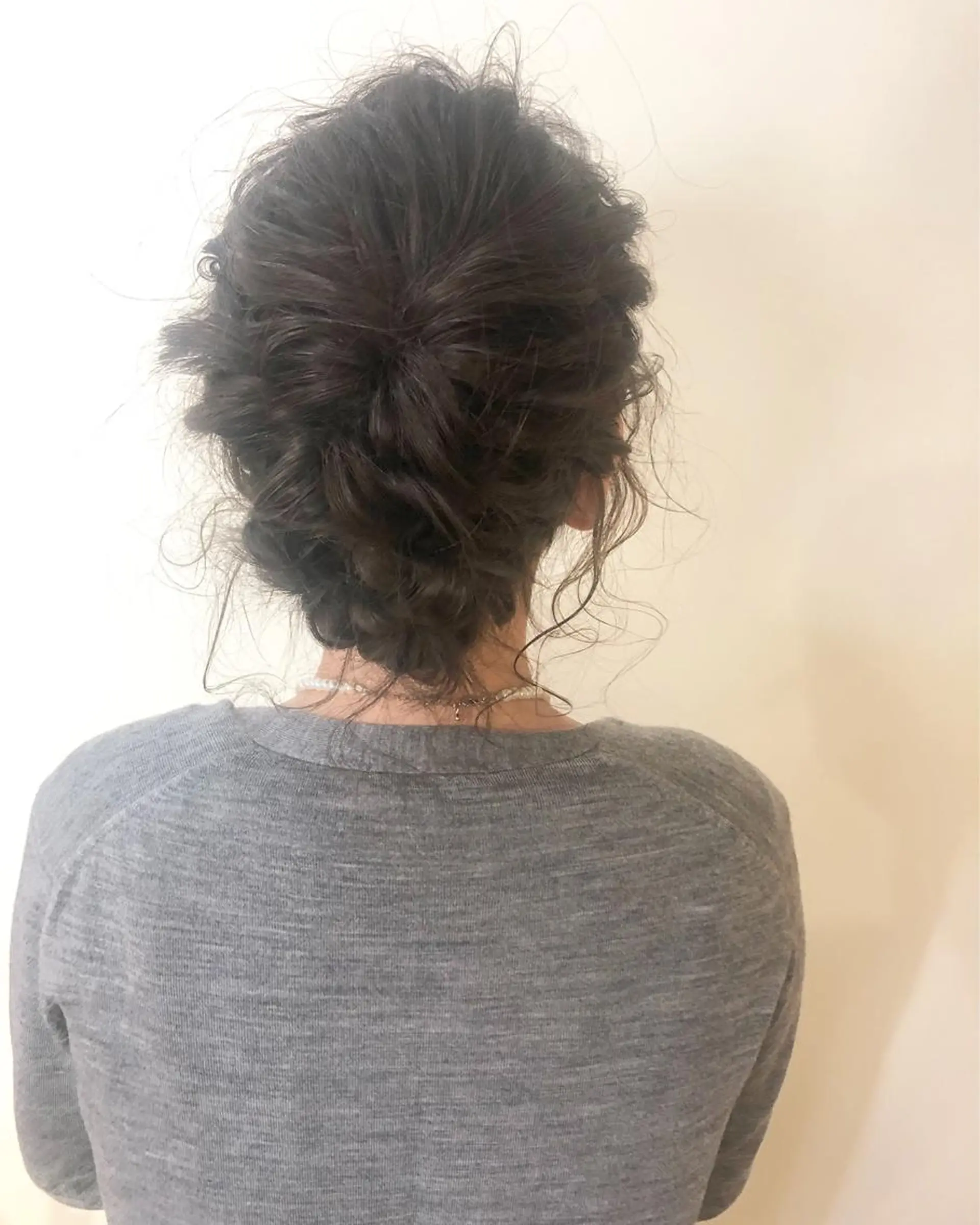 セミロング ヘアアレンジ MI NAのヘアスタイル