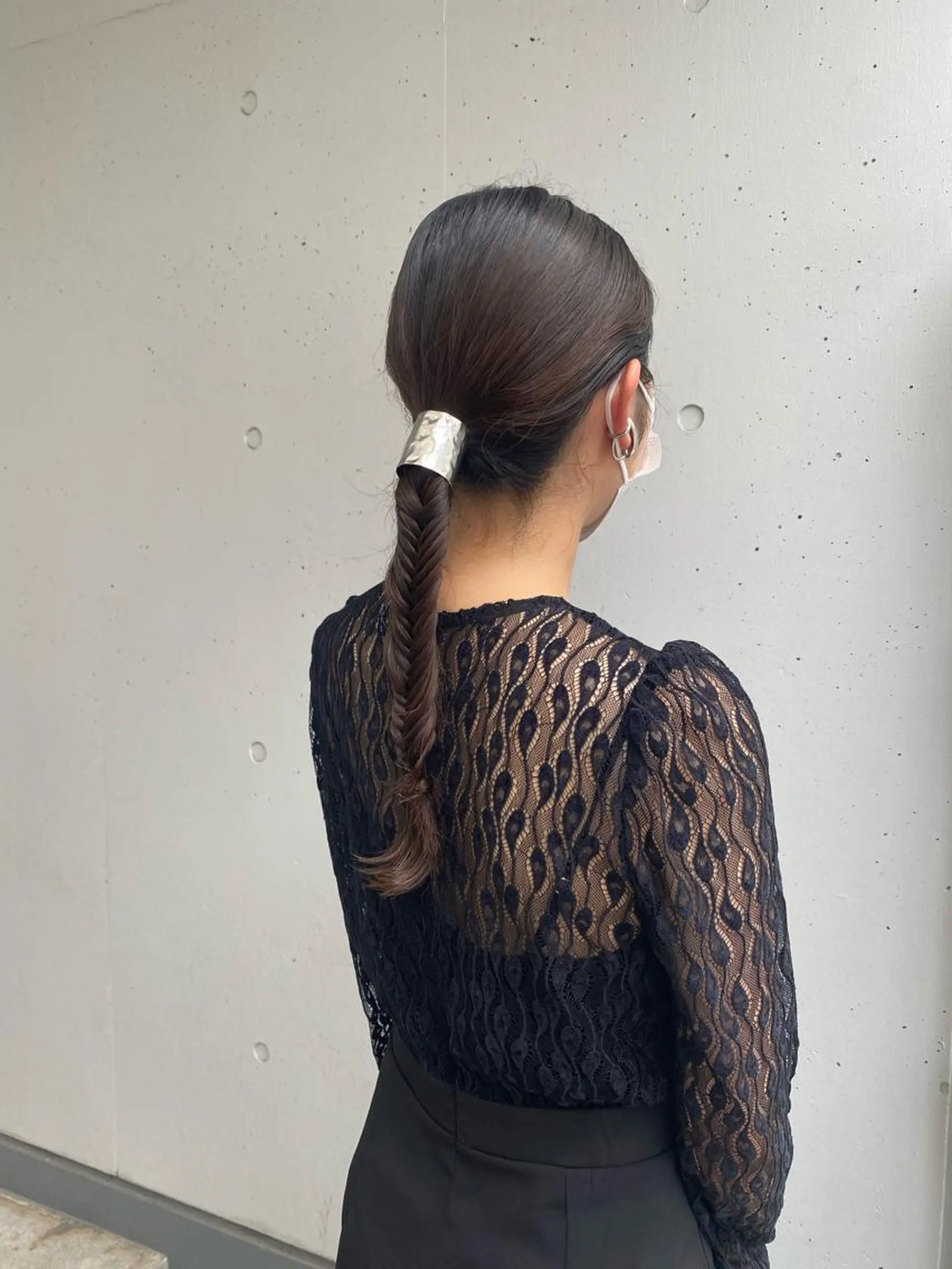 セミロング ヘアアレンジ お任せヘア☘️☘️ 及川渚のヘアスタイル