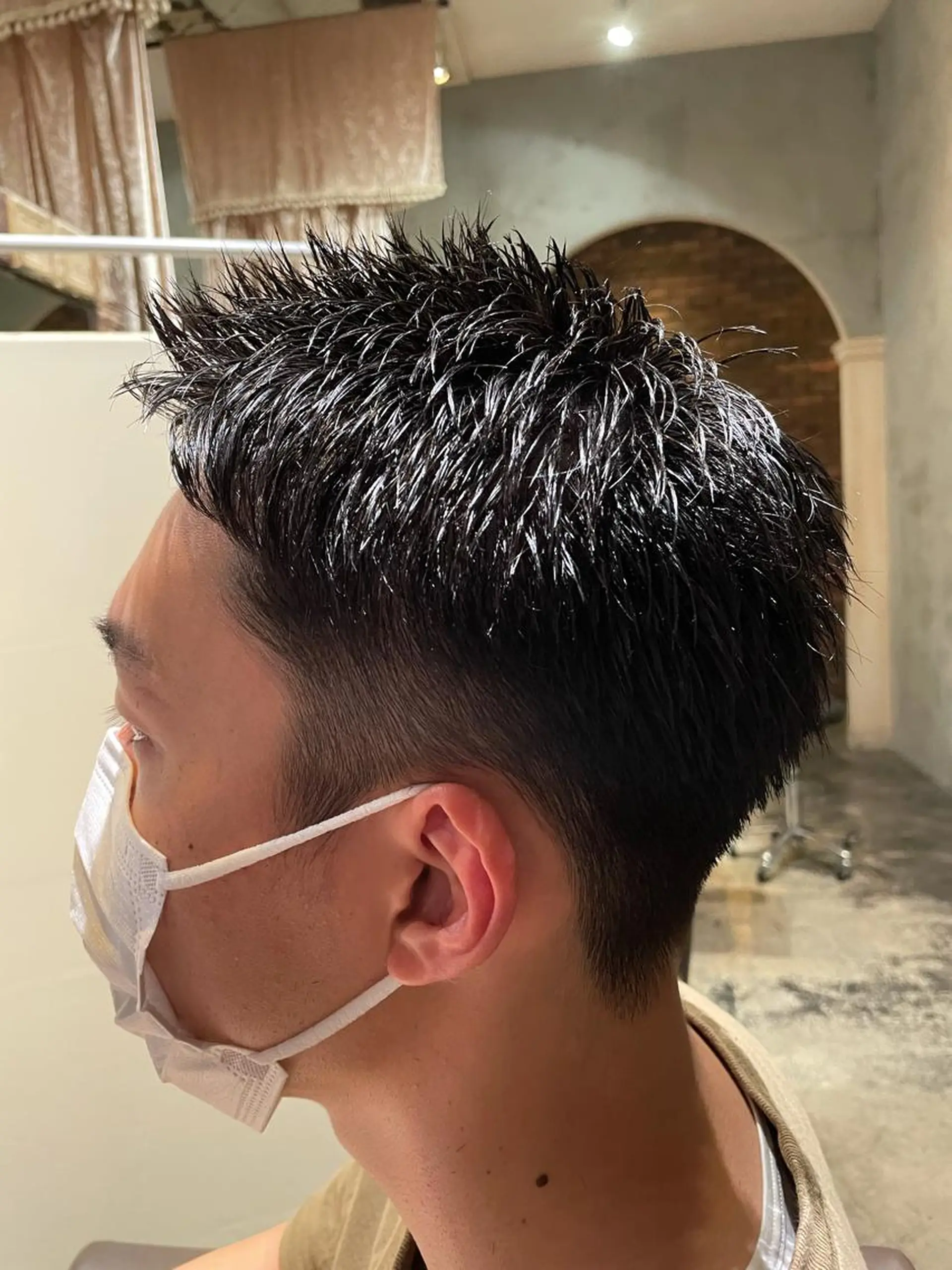 ショート メンズ カット 高見澤 優のヘアスタイル