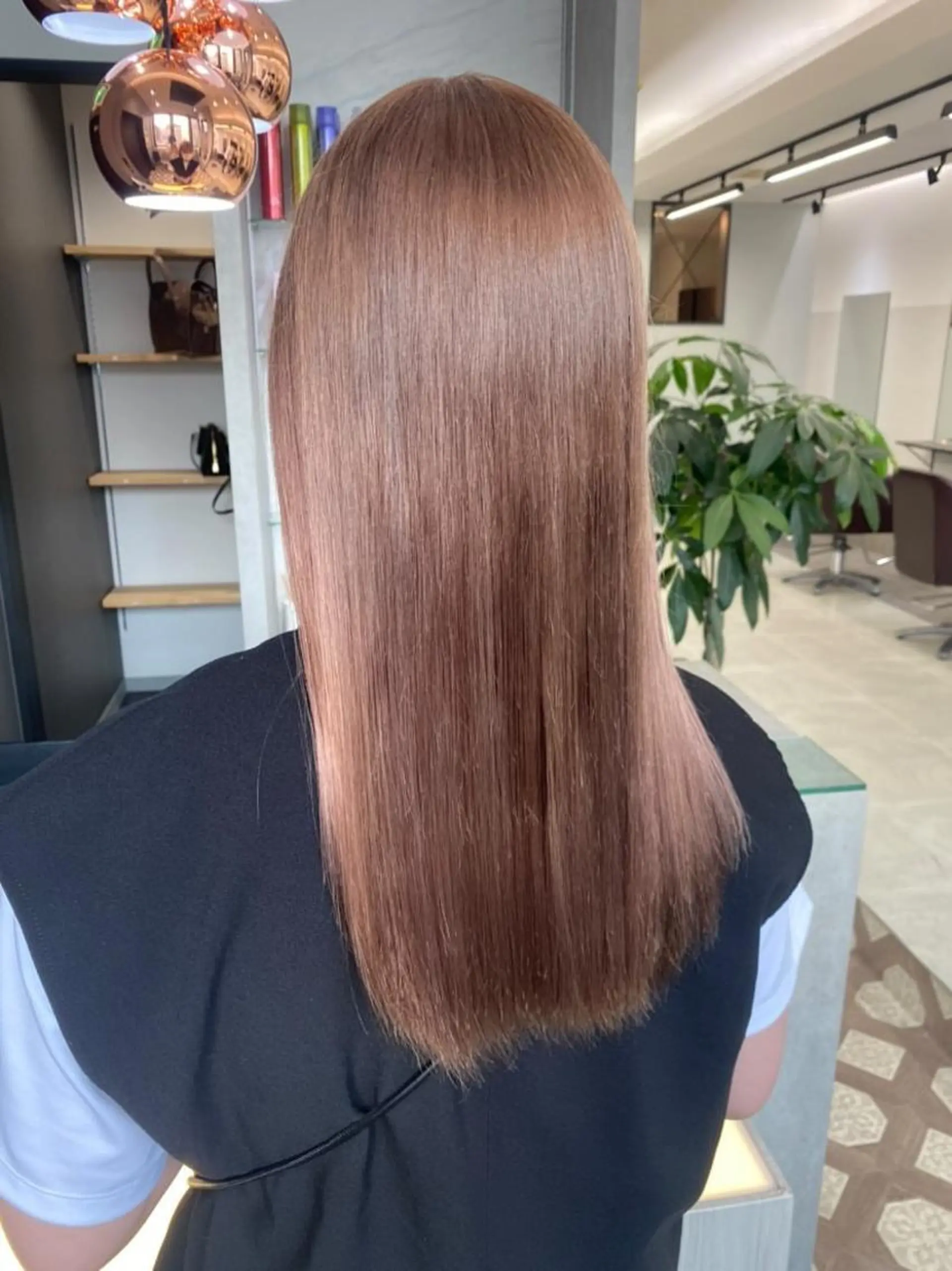 セミロング カラー jill by gisel＿奥家のヘアスタイル