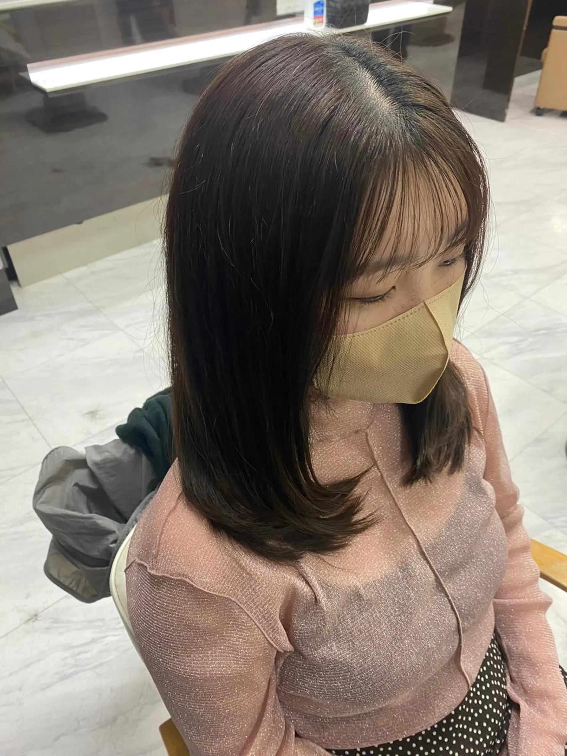 ロング レイヤーカット シャギー 目黒 碧人のヘアスタイル