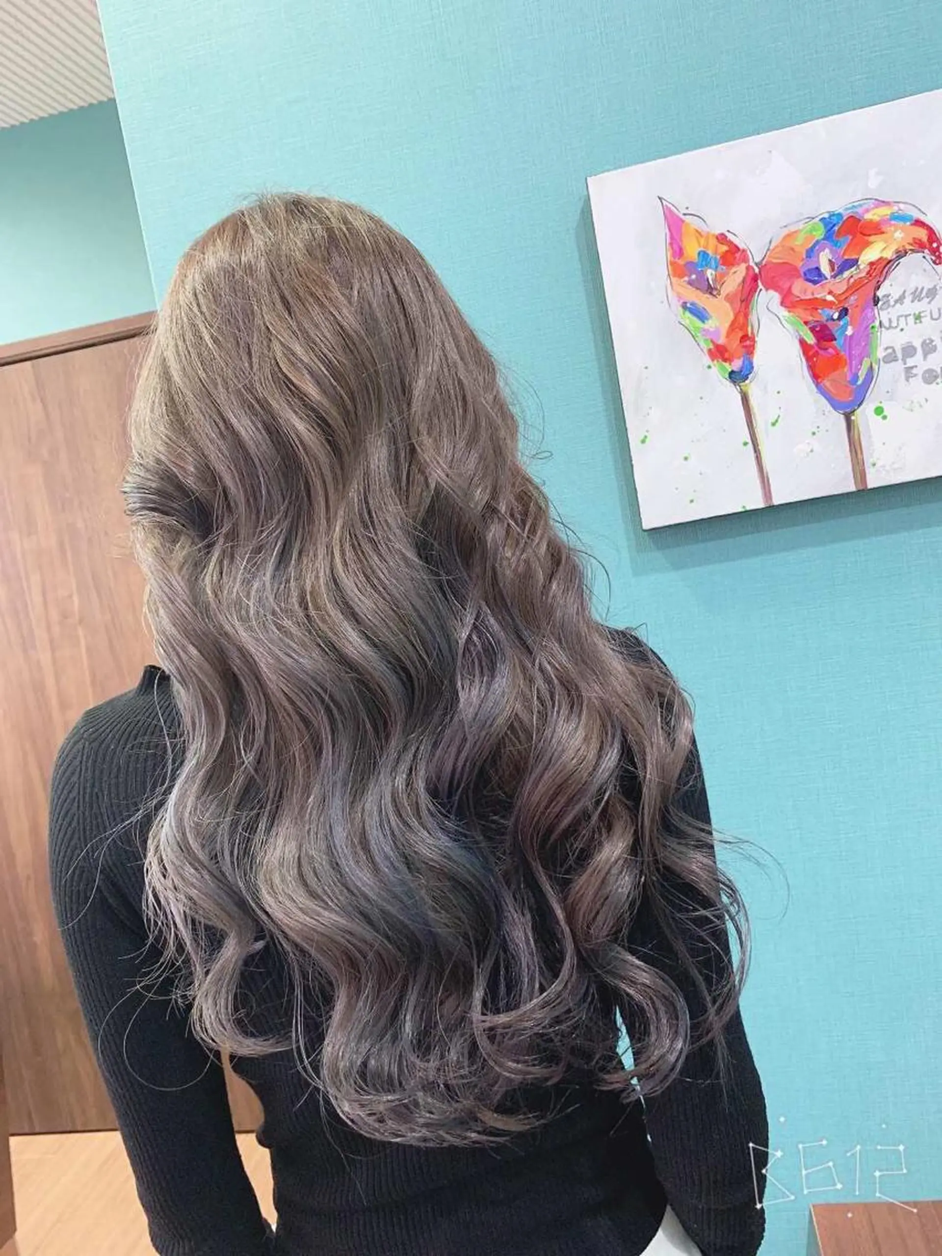 ロング カラー カット ヘアカラー Dote所属・薬師寺 優のヘアスタイル