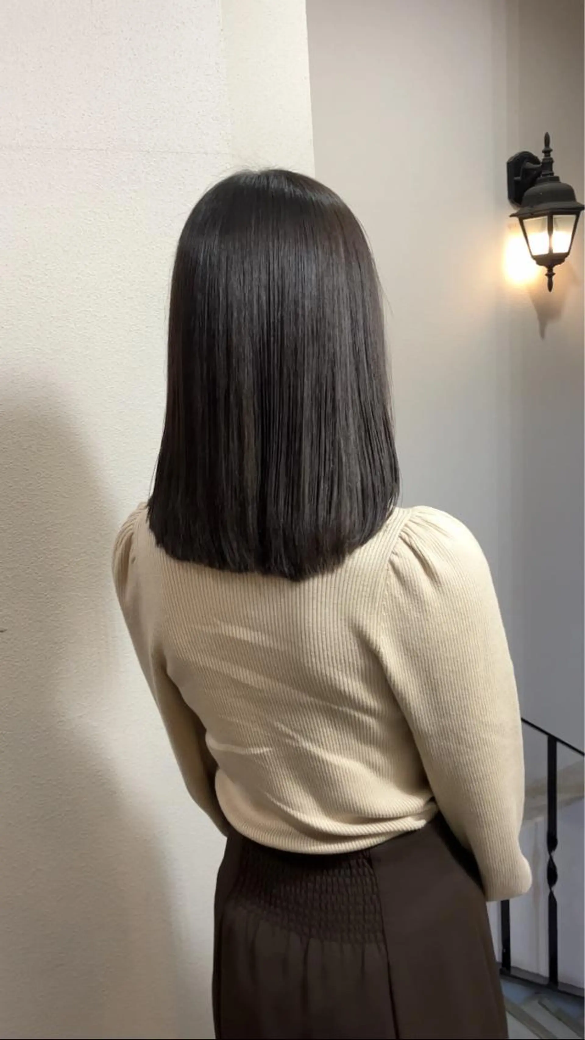 セミロング 髪質改善 縮毛矯正 wa daのヘアスタイル