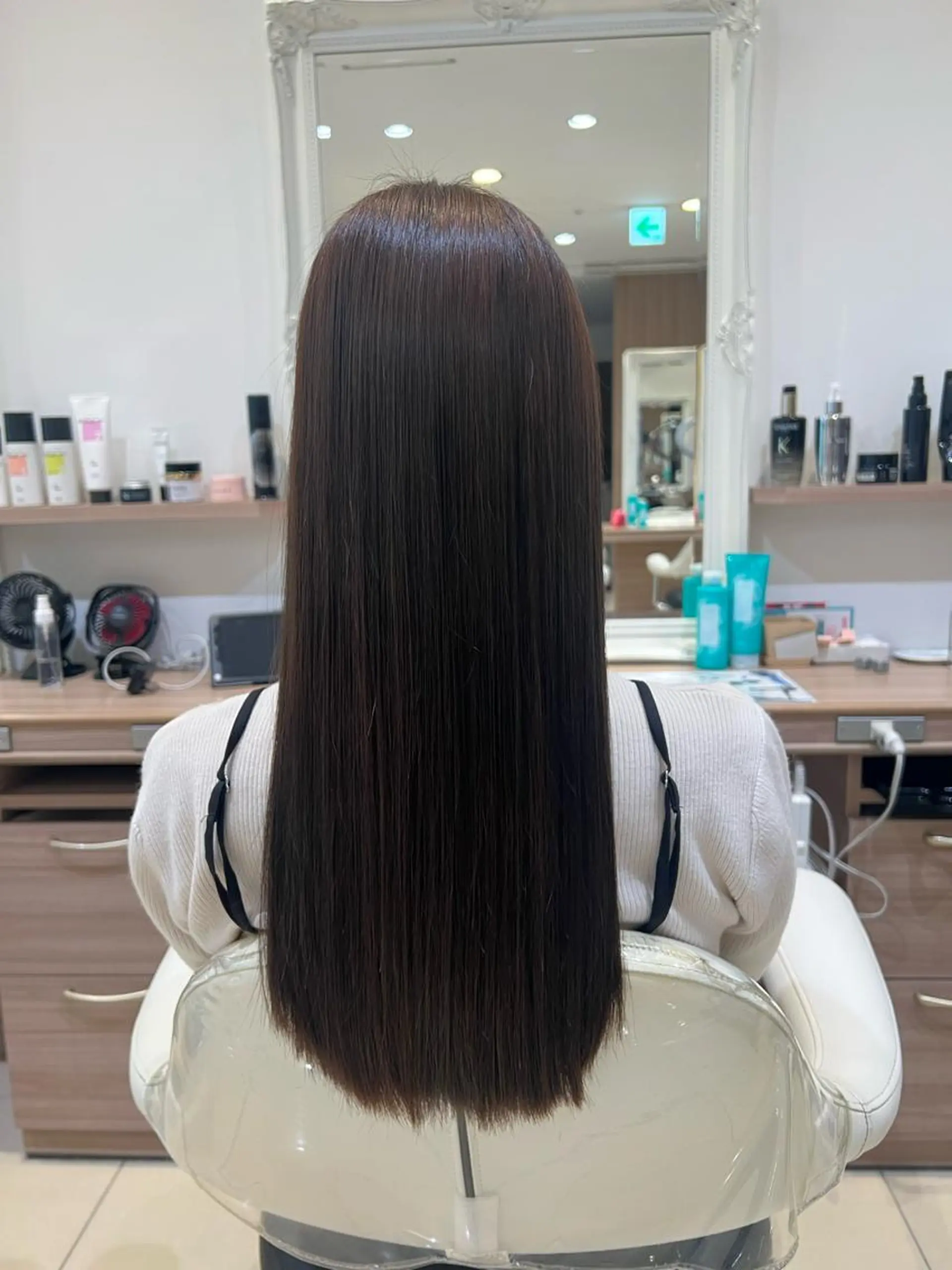 ロング 縮毛矯正 横浜/韓国/レイヤー カット/ユイナ🎀のヘアスタイル